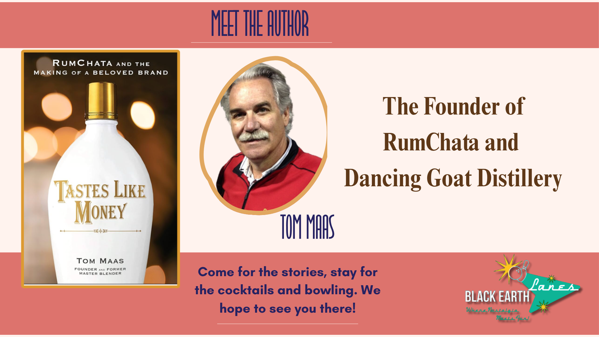 Tom Maas Book Signing @ Black Earth Lanes