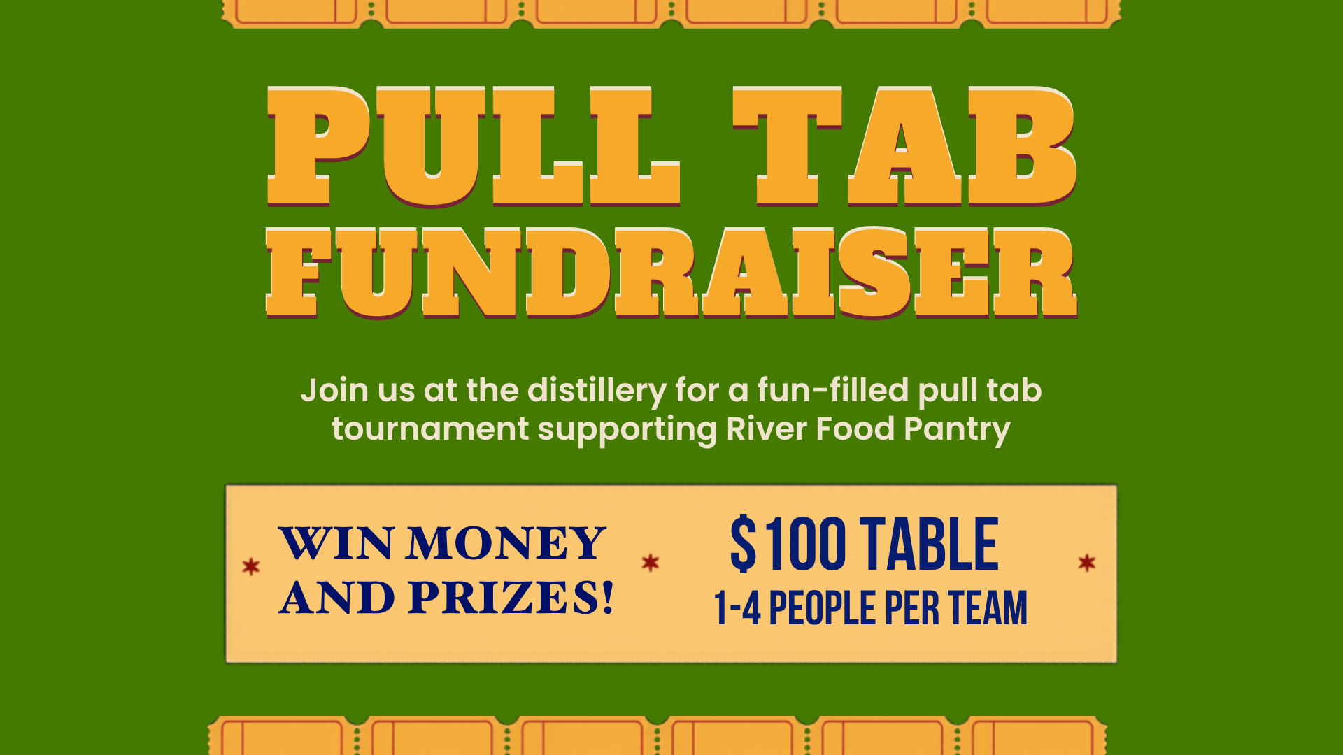Pull Tab Fundraiser