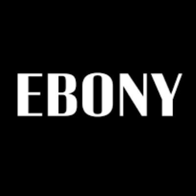 Bold white text "EBONY" on a black background