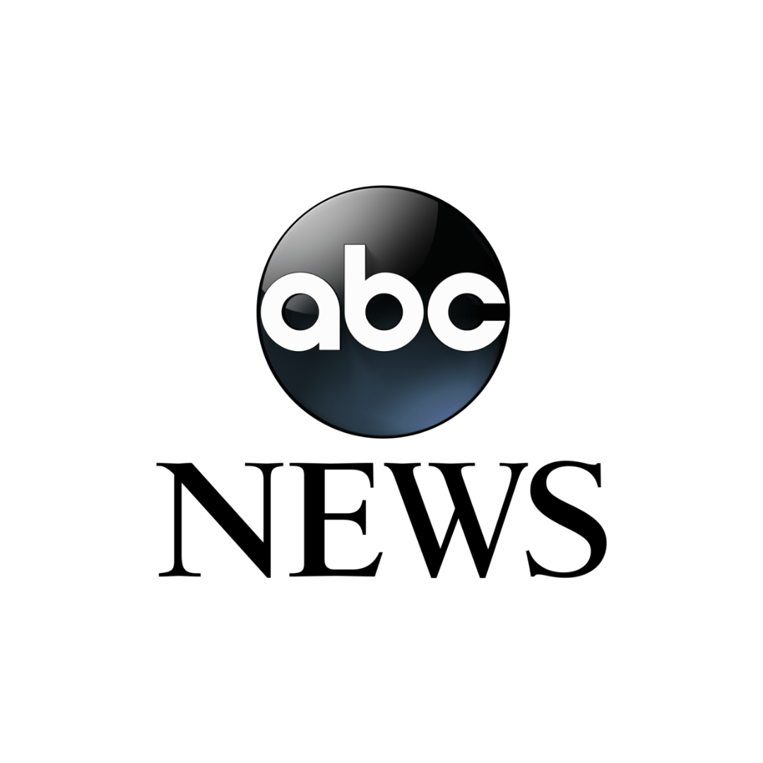 ABC News logo with "abc" in a black and white circle above "NEWS" in bold black letters.