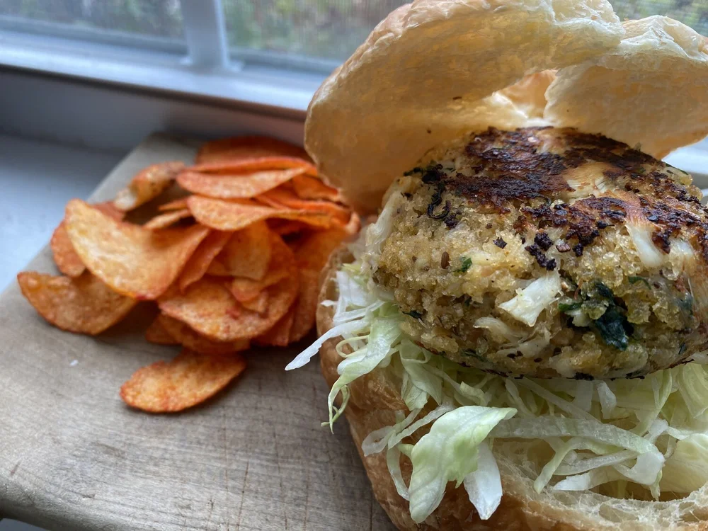 AMJ’s Famous Crab Cake — Chef Aaron McCargo