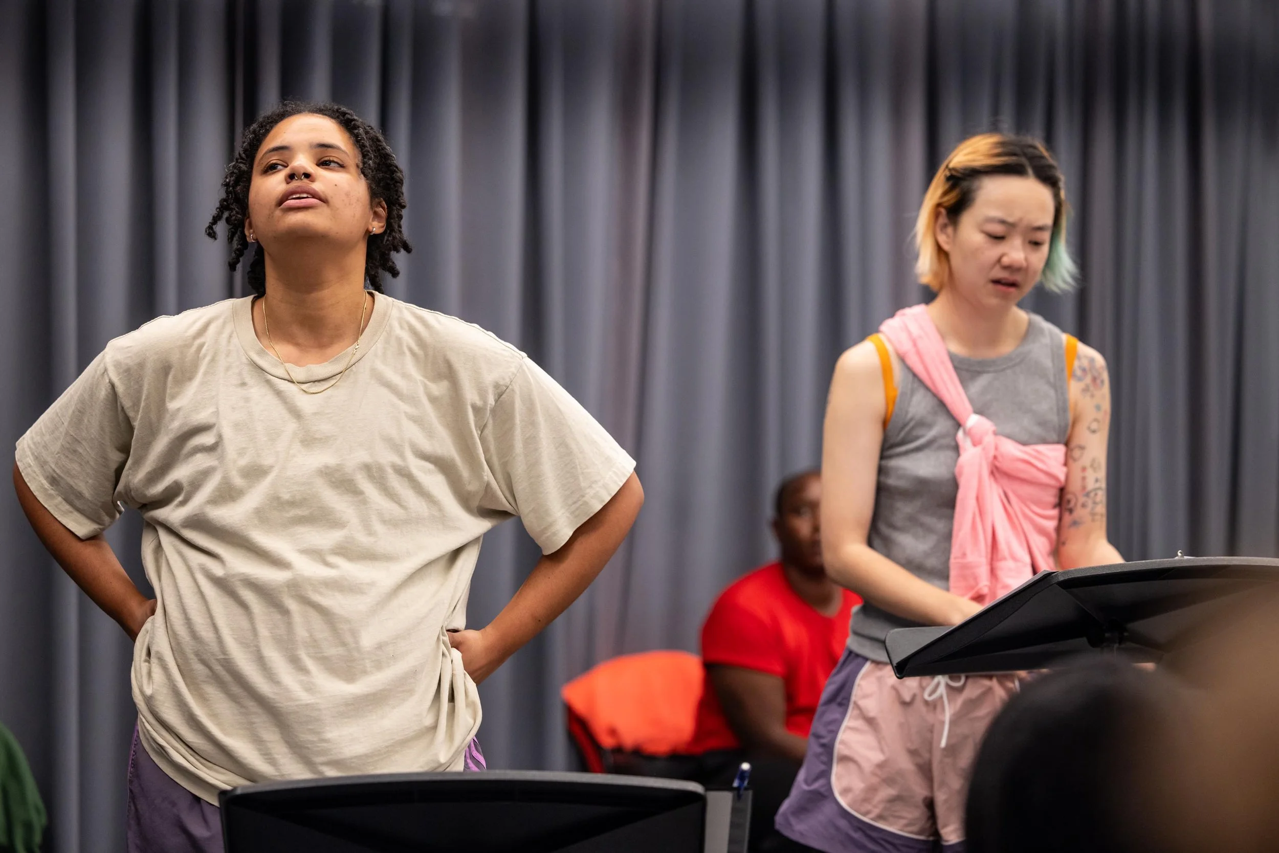 PUNCH BACK by Genvieve Simon directed by Kedian Keohan in the Breaking the Binary's Theatre Festival. Photos by Joseph O'Malley (@josehpomalleyarts)
