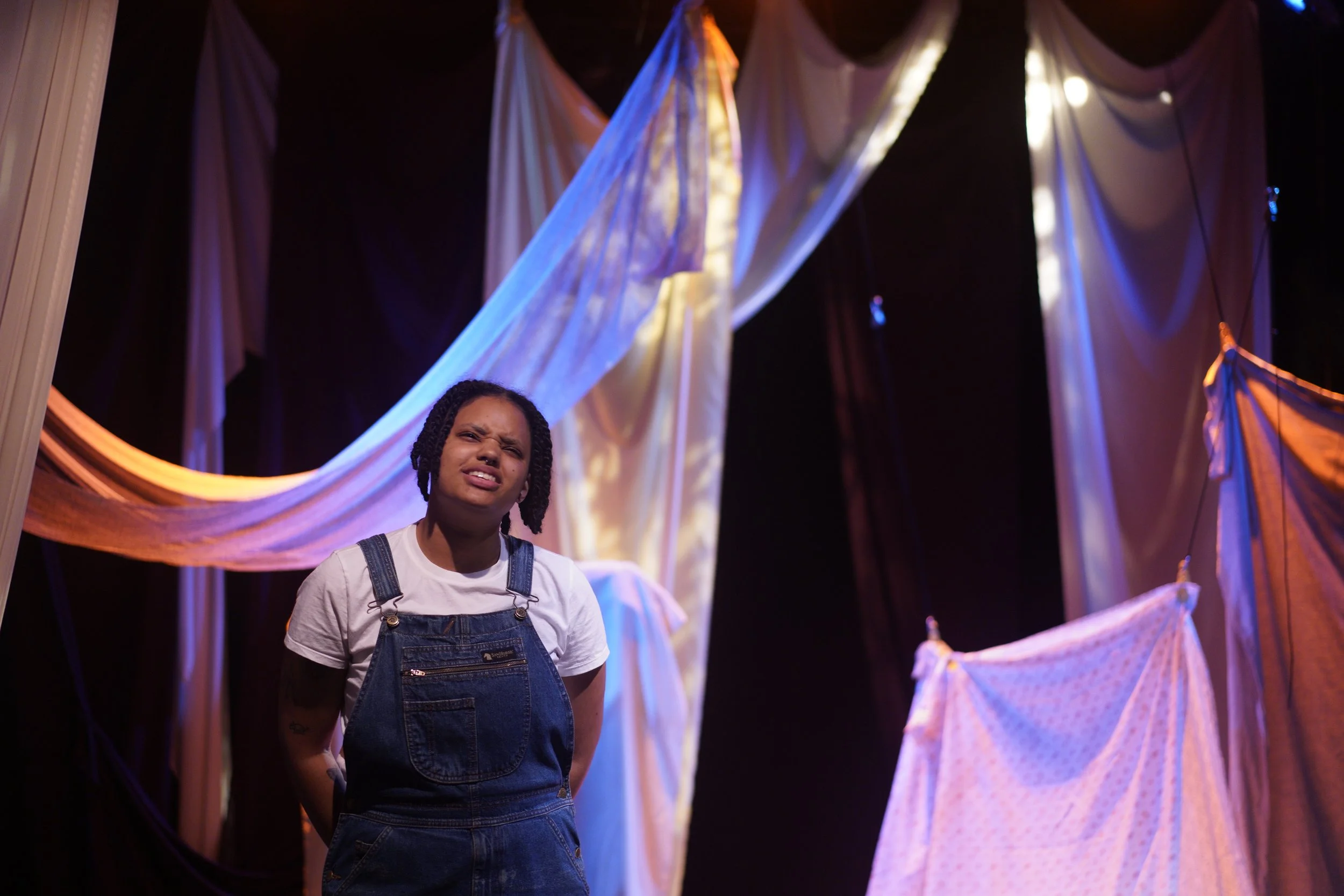 When Superheroes die and how we mourn them performed as part of Time and Time Again at The Chain. directed by Mia Fowler, photos by Ellie Gravitte