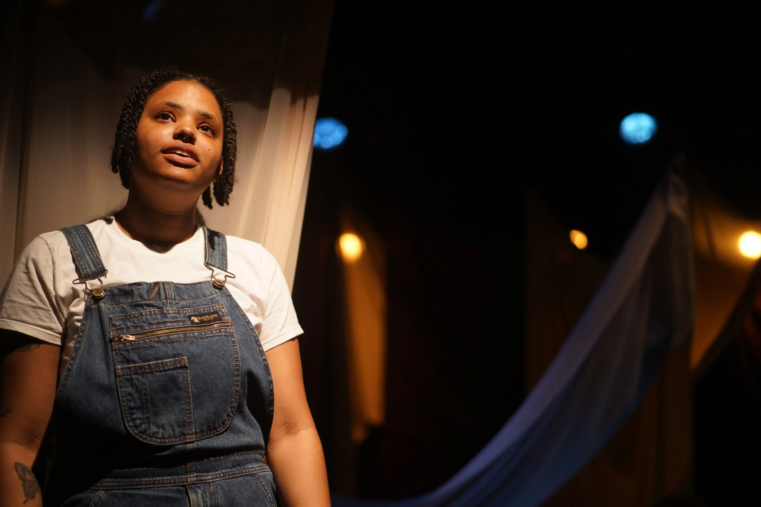 When Superheroes die and how we mourn them performed as part of Time and Time Again at The Chain. directed by Mia Fowler, photos by Ellie Gravitte