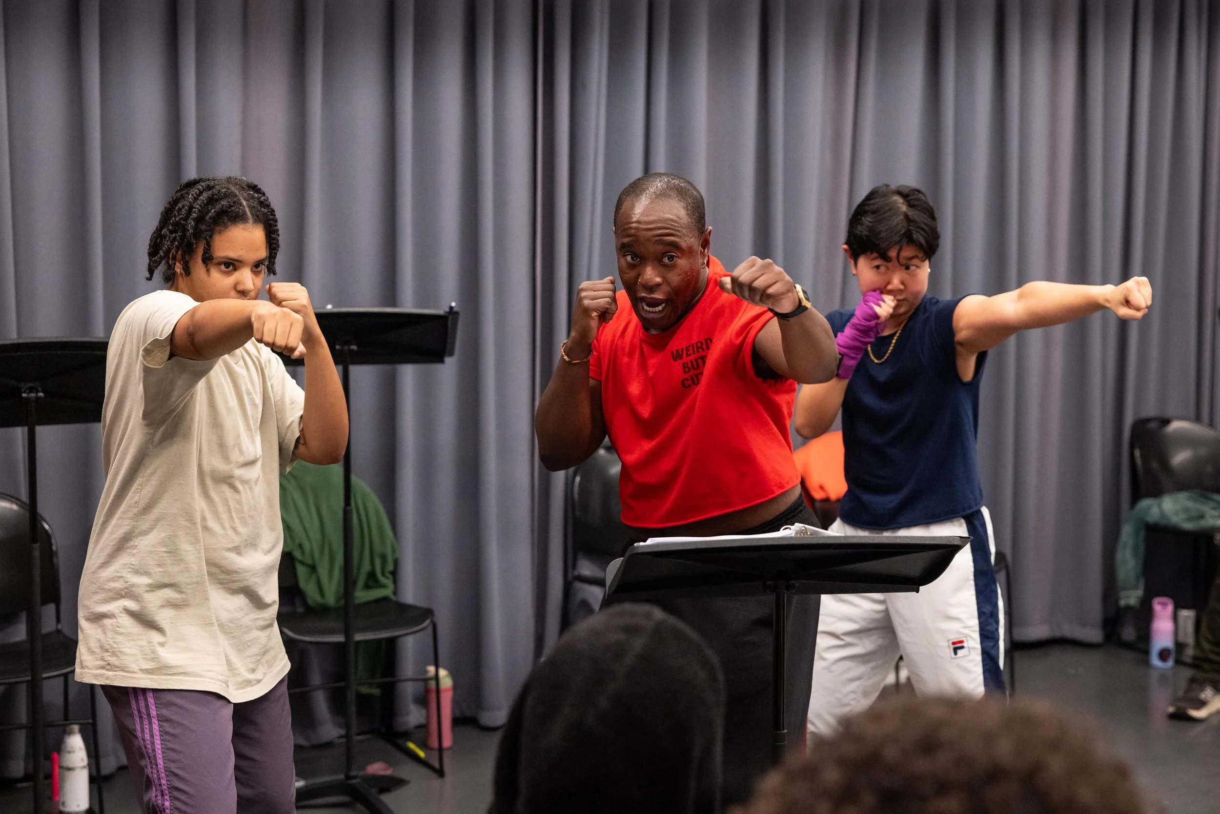 PUNCH BACK by Genvieve Simon directed by Kedian Keohan in the Breaking the Binary's Theatre Festival. Photos by Joseph O'Malley (@josehpomalleyarts)