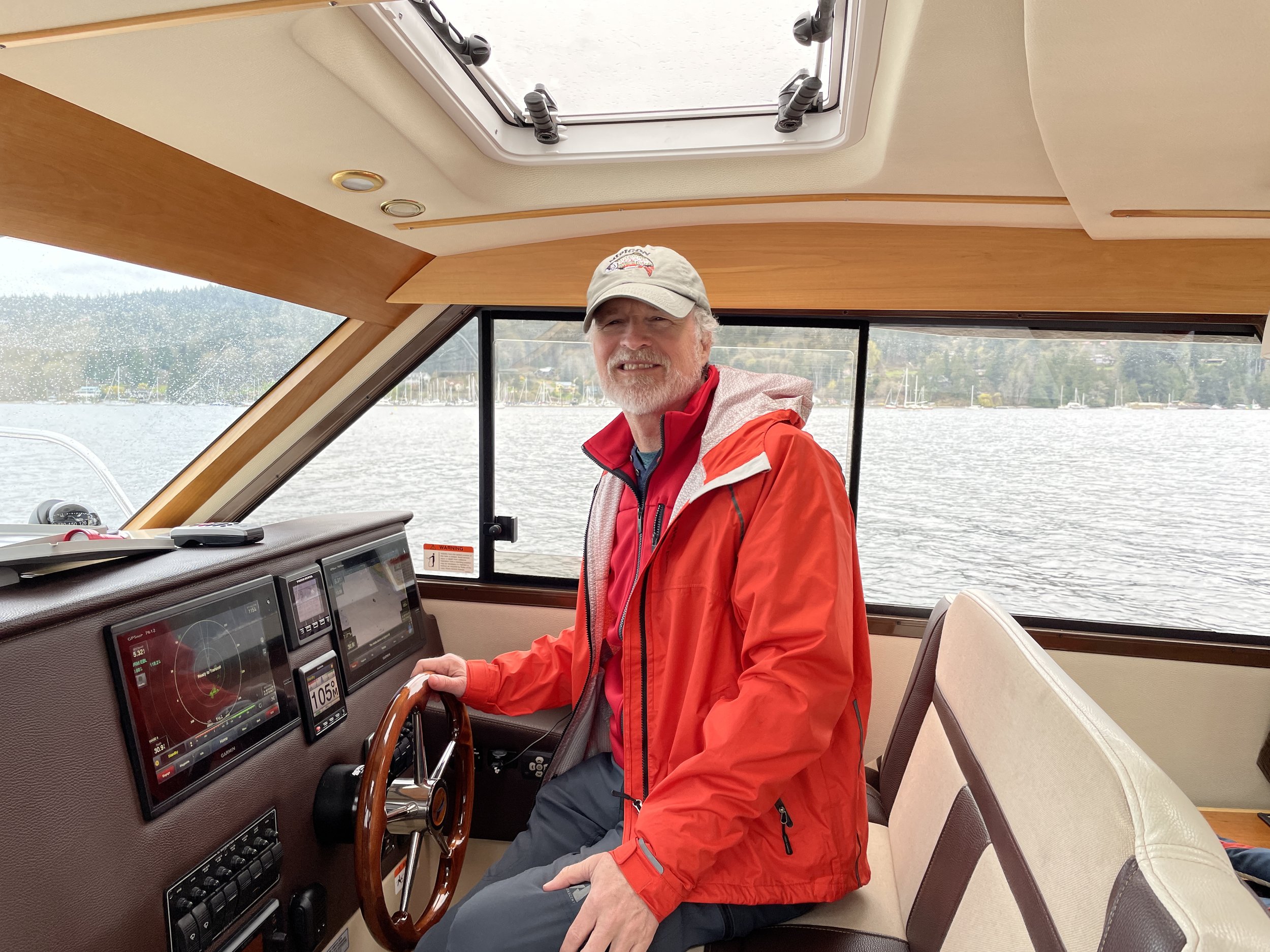 On route across the Salish Sea