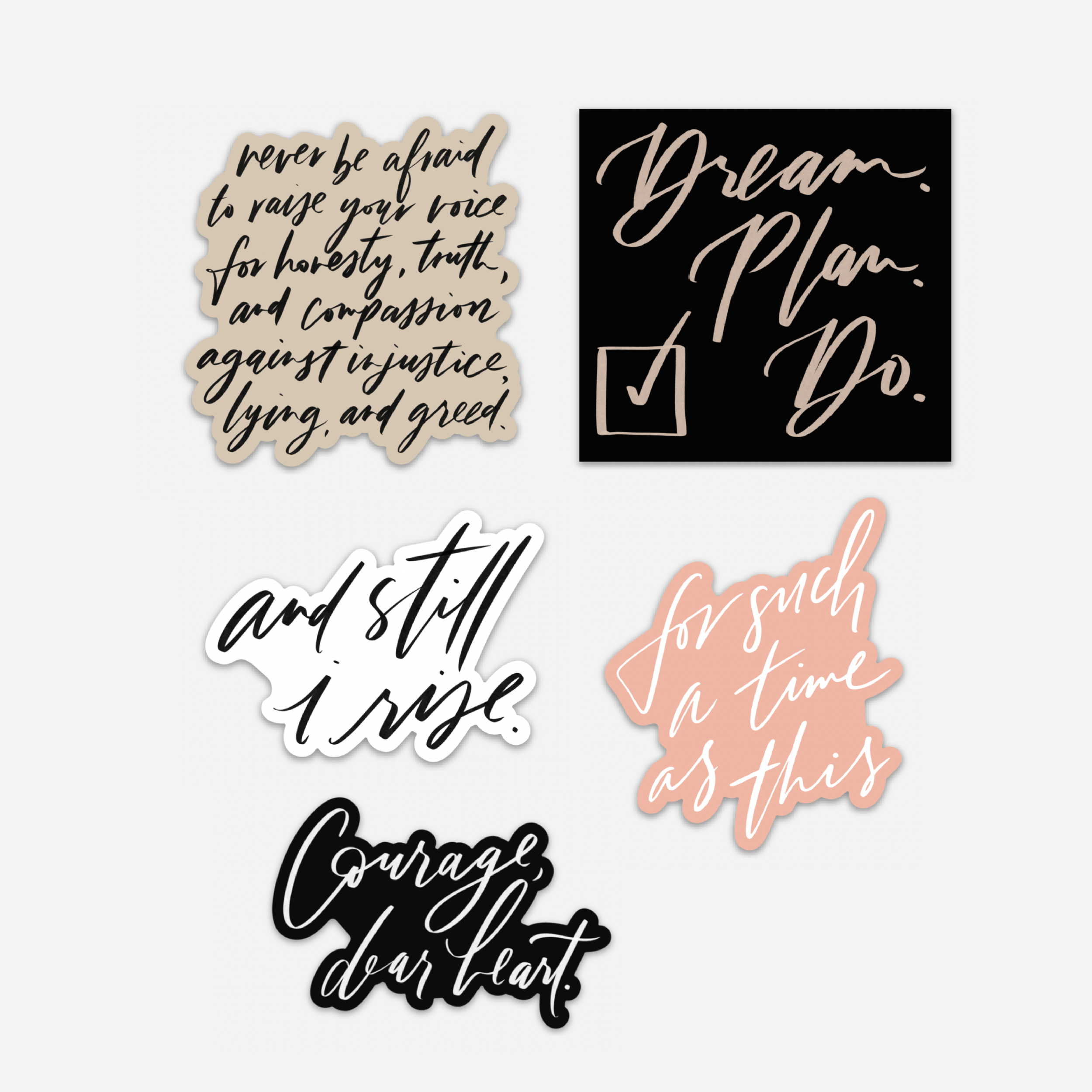 Courageous - Sticker Bundle