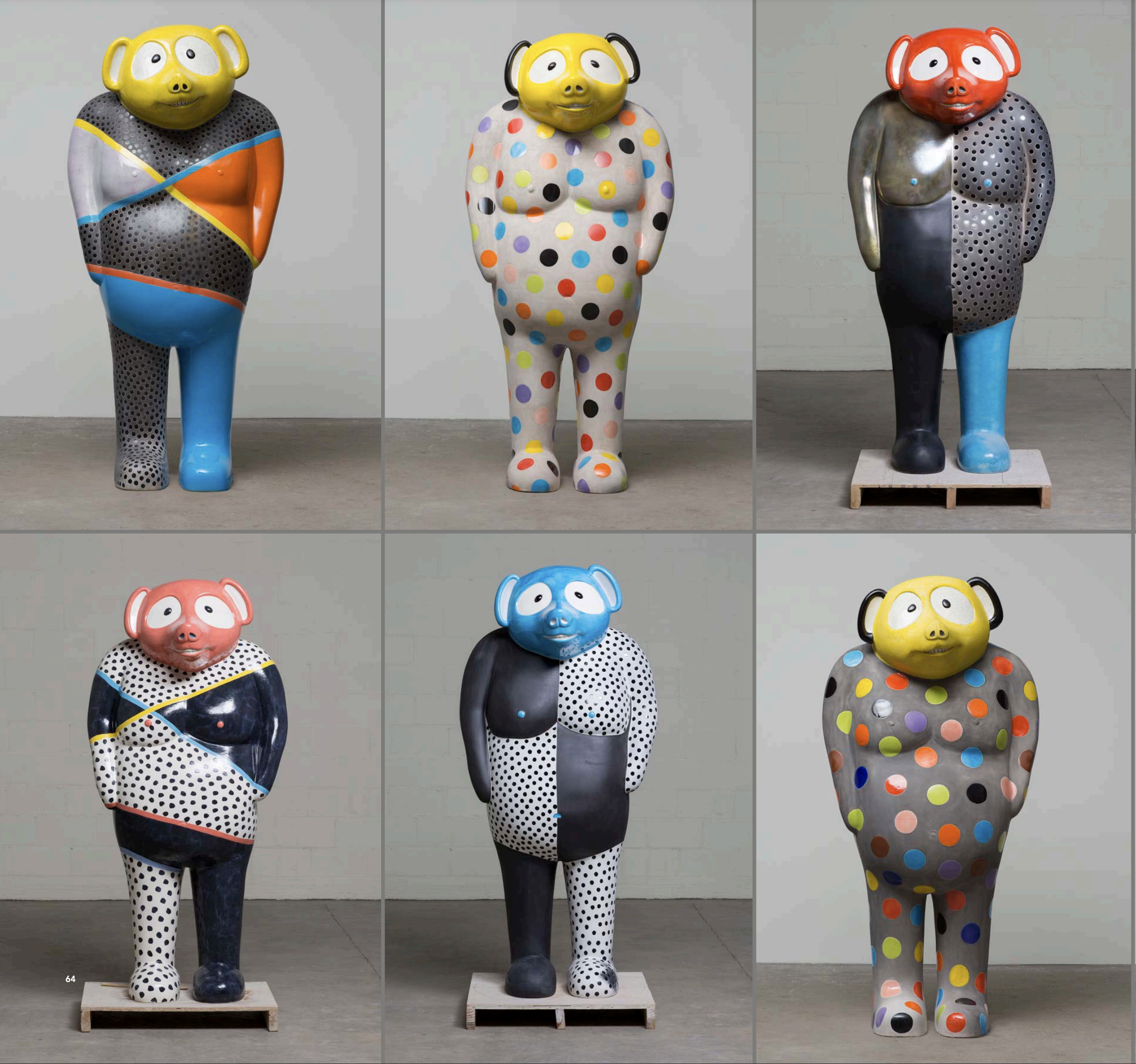  Tanuki Figures, 2013  Photo: Courtesy of the Artist 