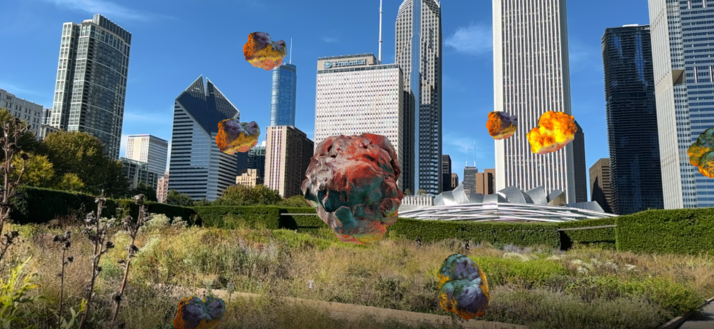  Claire Ashley with audioscape by Joshua Patterson&nbsp;   N O M A D I C&nbsp; F L U O R A T I C&nbsp; P H Y L O S I A N&nbsp; S P A W N,  2024&nbsp; 