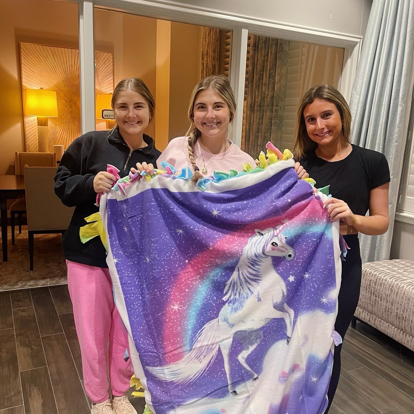 Shout out to the best zistas who came together to raise awareness of CRPS! @tcuzeta we love you and your blanket party photos!