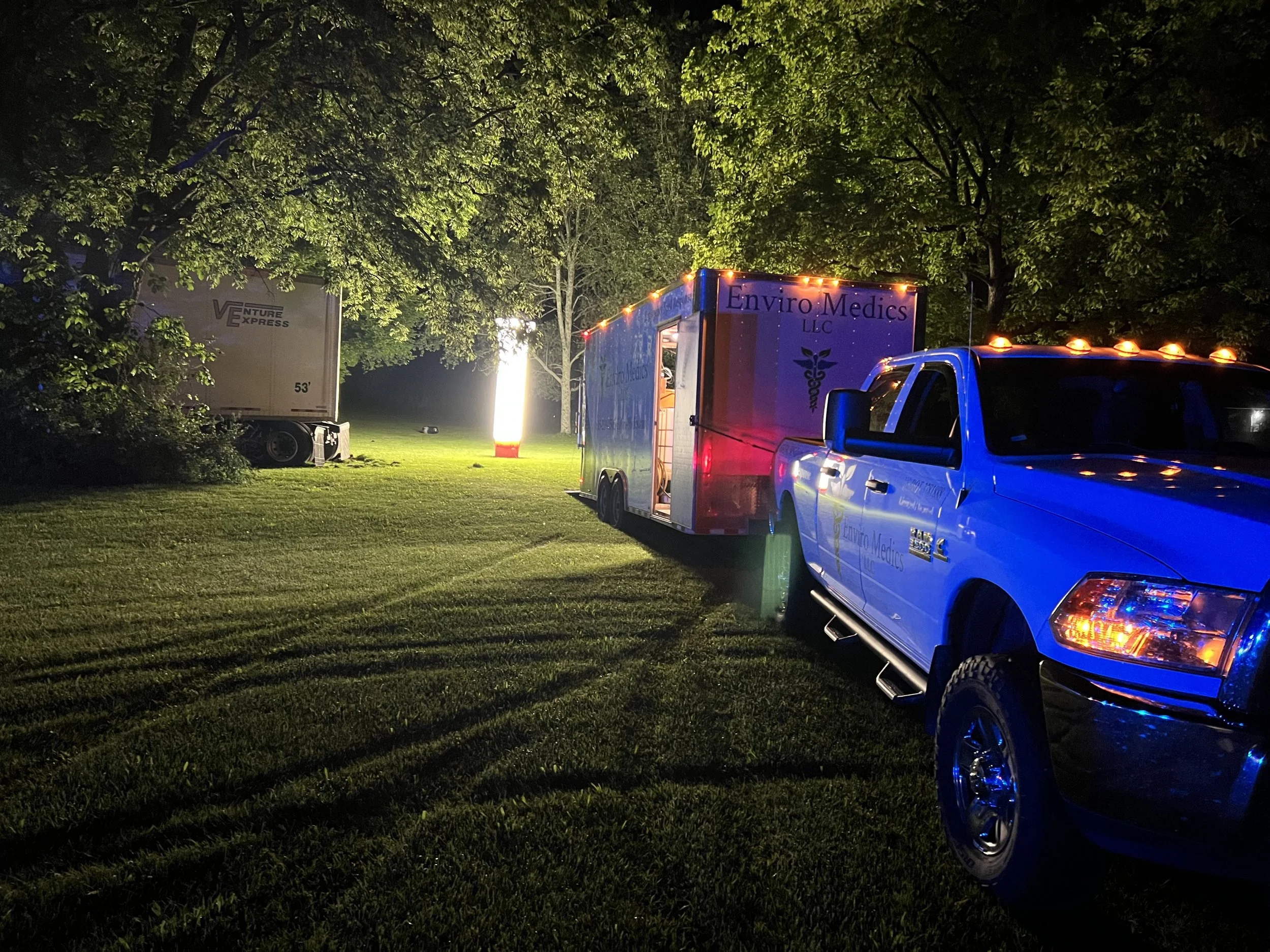 180-Gallon Fuel Spill Cleanup After Tractor-Trailer Crash | Enviro Medics LLC