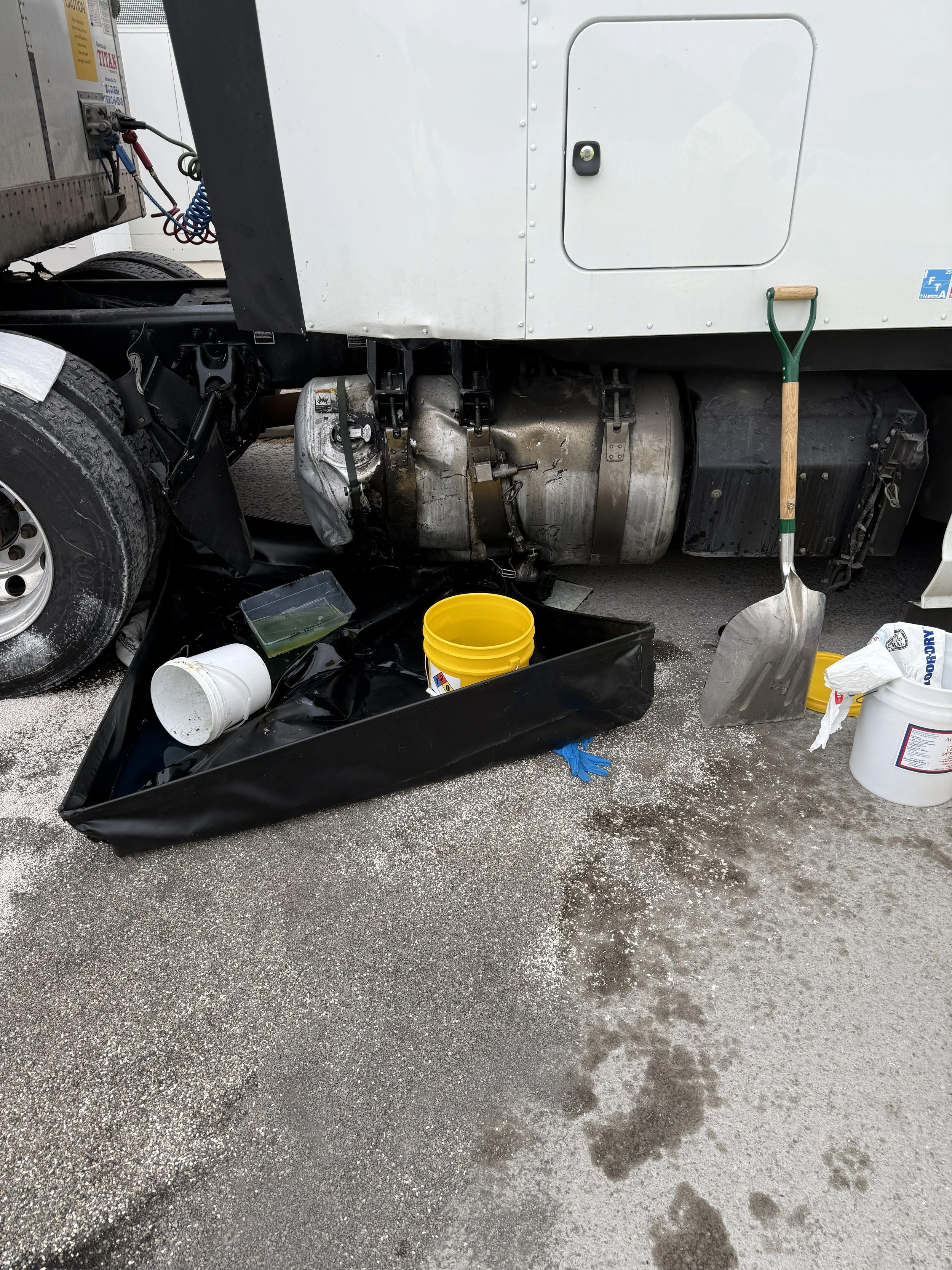 Diesel Fuel Spill Cleanup at The Tennesseean Truck Stop | Enviro Medics Emergency Response