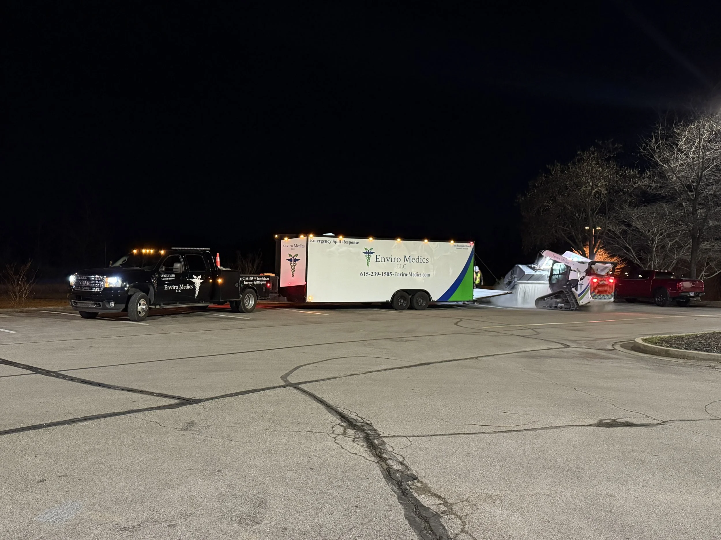 Hydraulic Fluid Spill Cleanup in Spring Hill TN | Enviro Medics Emergency Spill Response