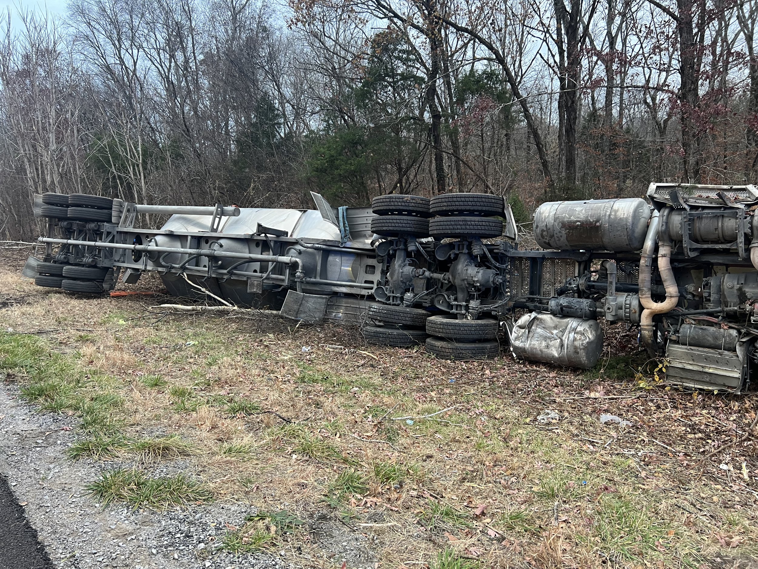 Enviro medics responded to a bulk tanker rollover. We mitigated the fuel leaks and offloaded the product to another truck.
