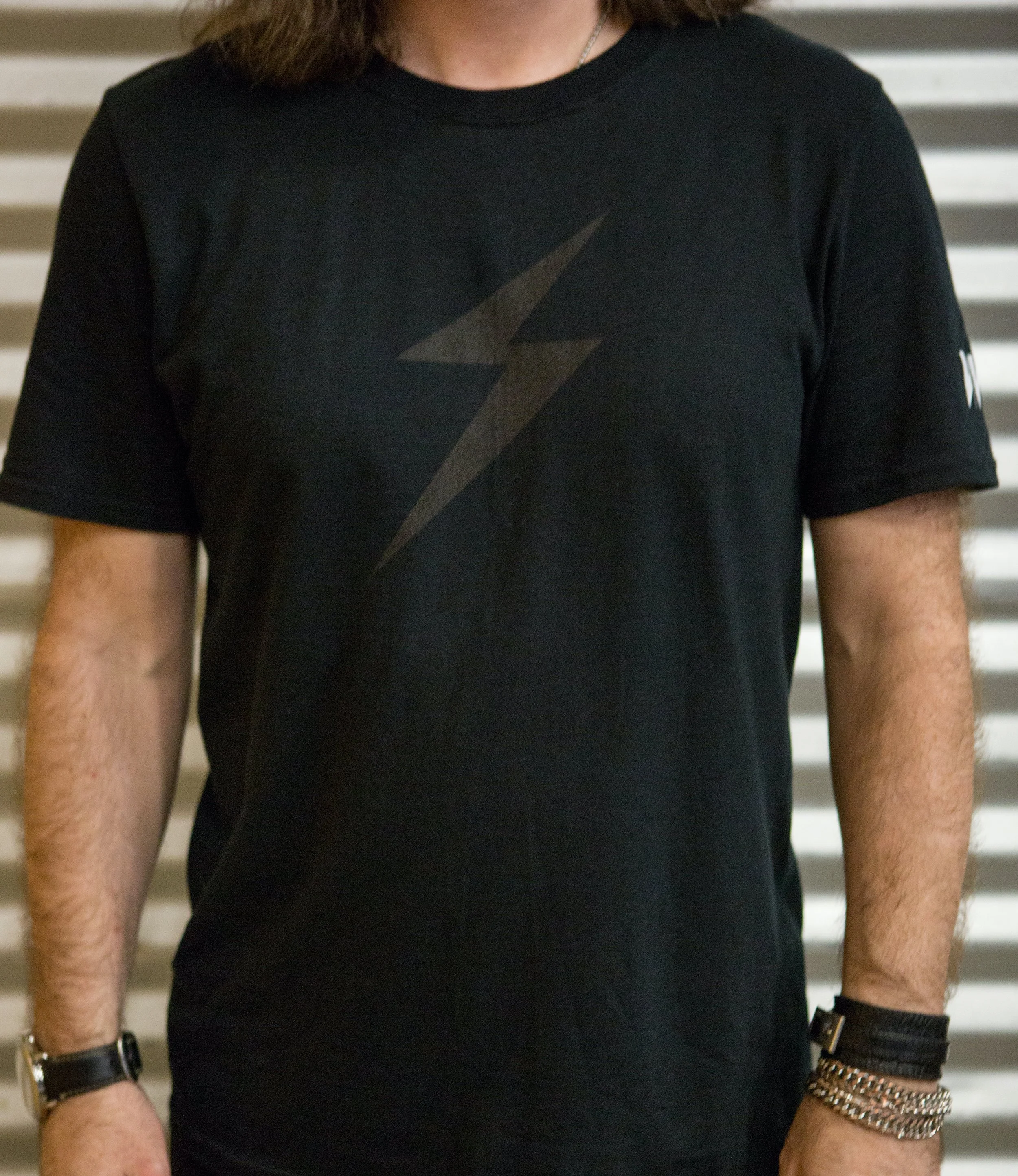Black Lightning Bolt T-Shirt on Sale NOW!