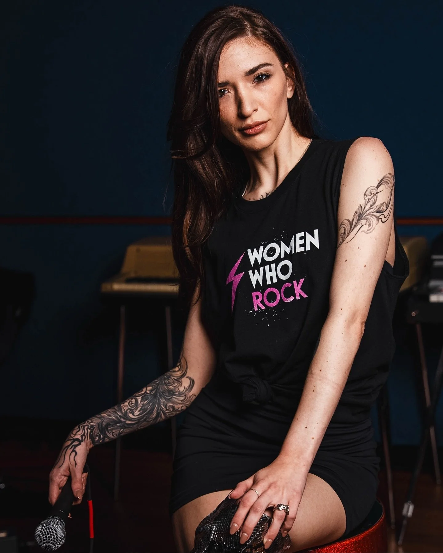 Rock out in style ⚡🤘

Whether you&rsquo;re a musician, concertgoer, or super fan, make a statement at the next show with our Women Who Rock apparel!

Huge thanks to @thevaultrecording for the incredible backdrop.

Explore the full collection now at 