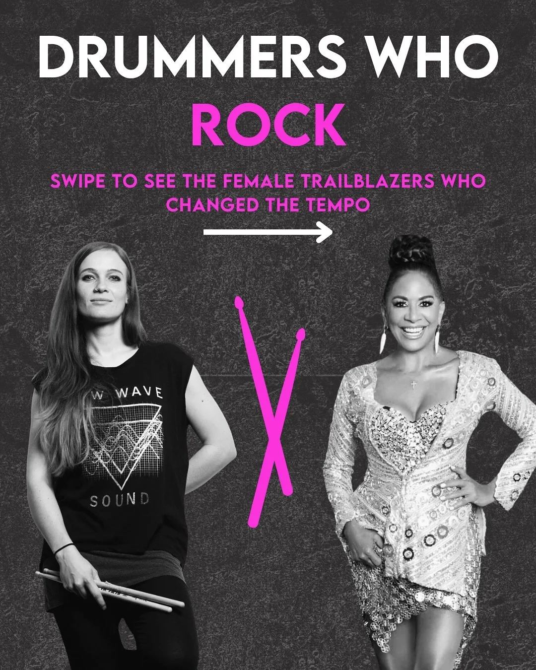 These women didn&rsquo;t just keep the beat, they redefined it. 🥁✨
 From stadium stages to chart-topping sessions, female drummers have been pushing music forward, one rhythm at a time.

Swipe to meet the trailblazers who proved that the backbone of