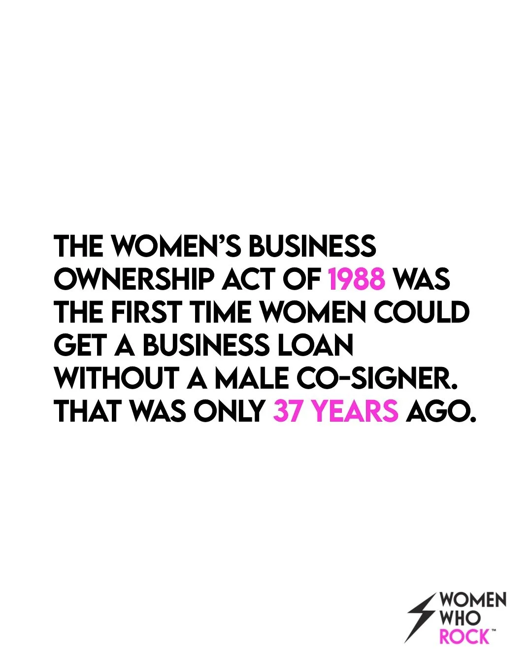 Today is Small Business Saturday, and as a proudly women-owned, female-founded brand, this day means everything to us. 💖⚡

Here&rsquo;s a powerful reminder of how recent this progress truly is:

The Women&rsquo;s Business Ownership Act of 1988 was a