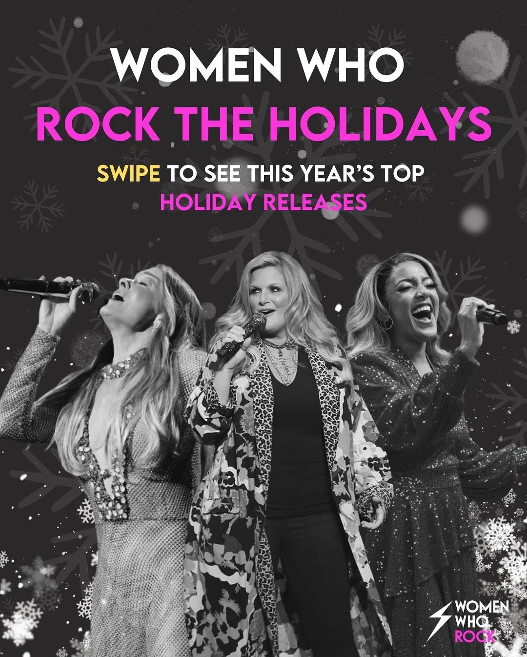 &lsquo;Tis the season to rock ladies ⚡️

Check out our top holiday album picks from women who are rocking around this holiday season. 🎄

Oh, and just fyi it is definitely not too early to be listening to holiday music 🤗

#womenwhorock #womeninmusic