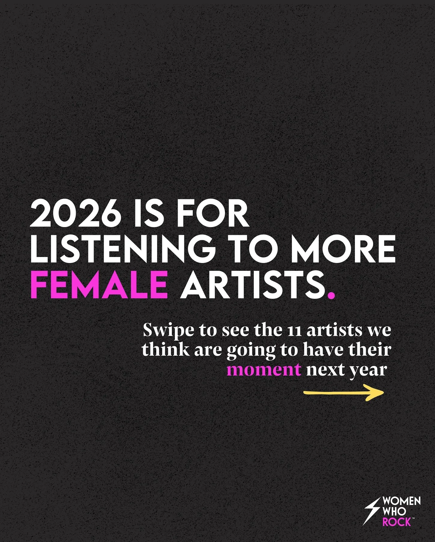 Looking for new female artists?

Let us introduce you to the women in music who we think we&rsquo;ll have their moment in 2026!

Who did we miss?!

#womenwhorock #womenwhorock #supportwomeninmusic