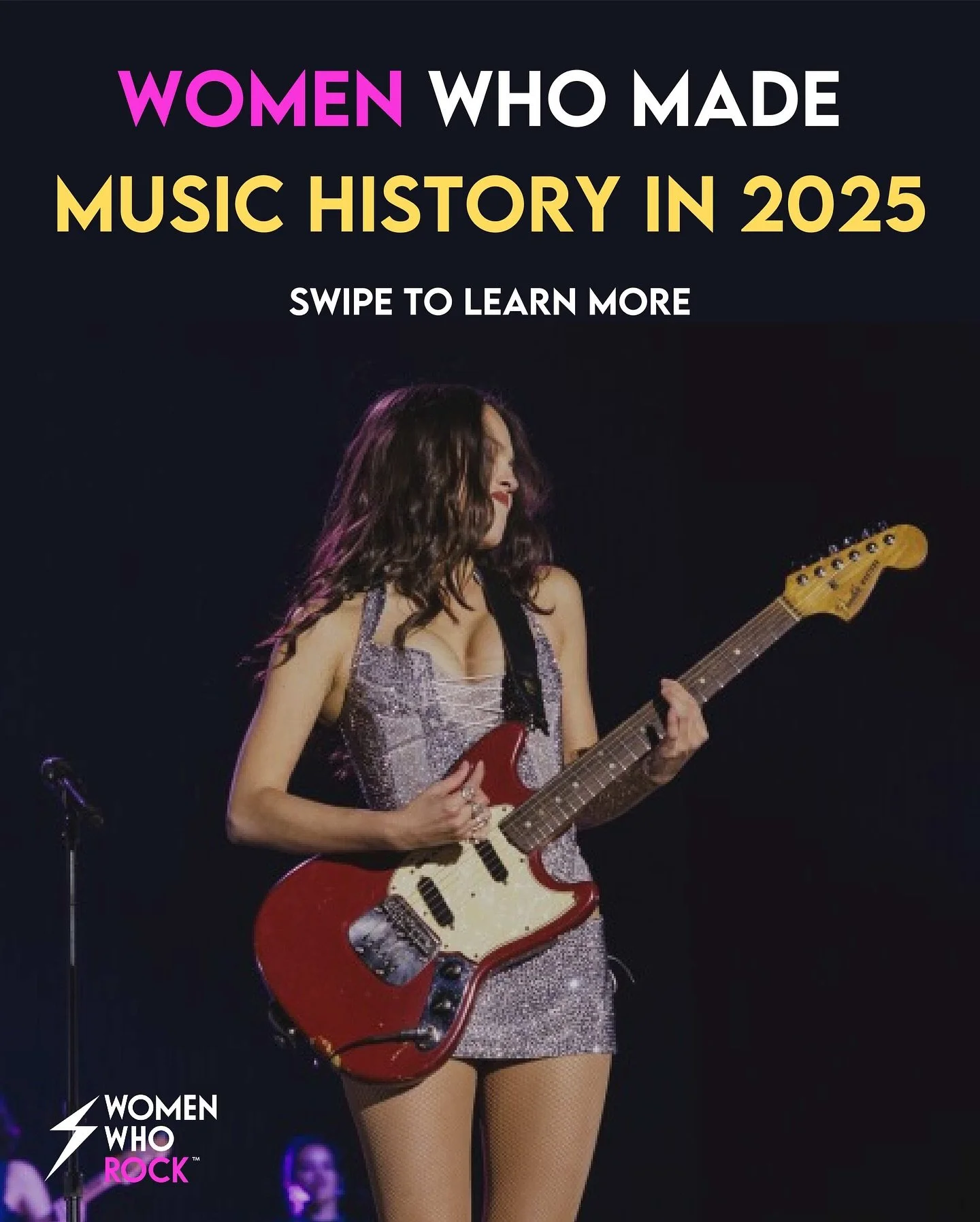 Women made music history in 2025. ⚡️

Shoutout to the women who continue to defy expectations and inspire us daily to be unapologetically ourselves 🤘

Share this post for the people in the back that also needs to hear this 📣

#womenwhorock #womenin