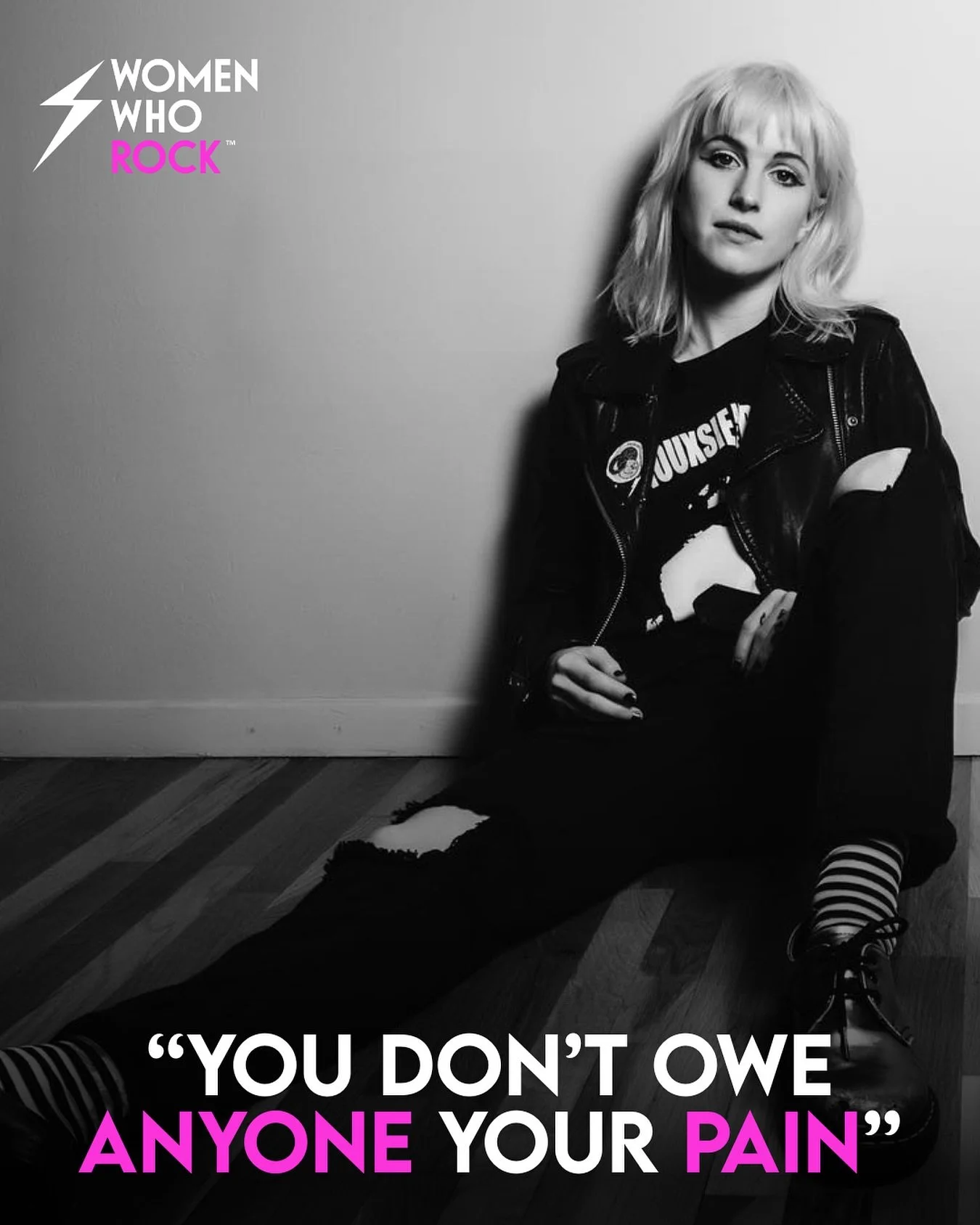 &ldquo;You don&rsquo;t owe anyone your pain.&rdquo; Today we celebrate Hayley Williams on her birthday &mdash; a voice that proves strength doesn&rsquo;t require permission ⚡️

#womenwhorock #hayleywilliams #paramore
