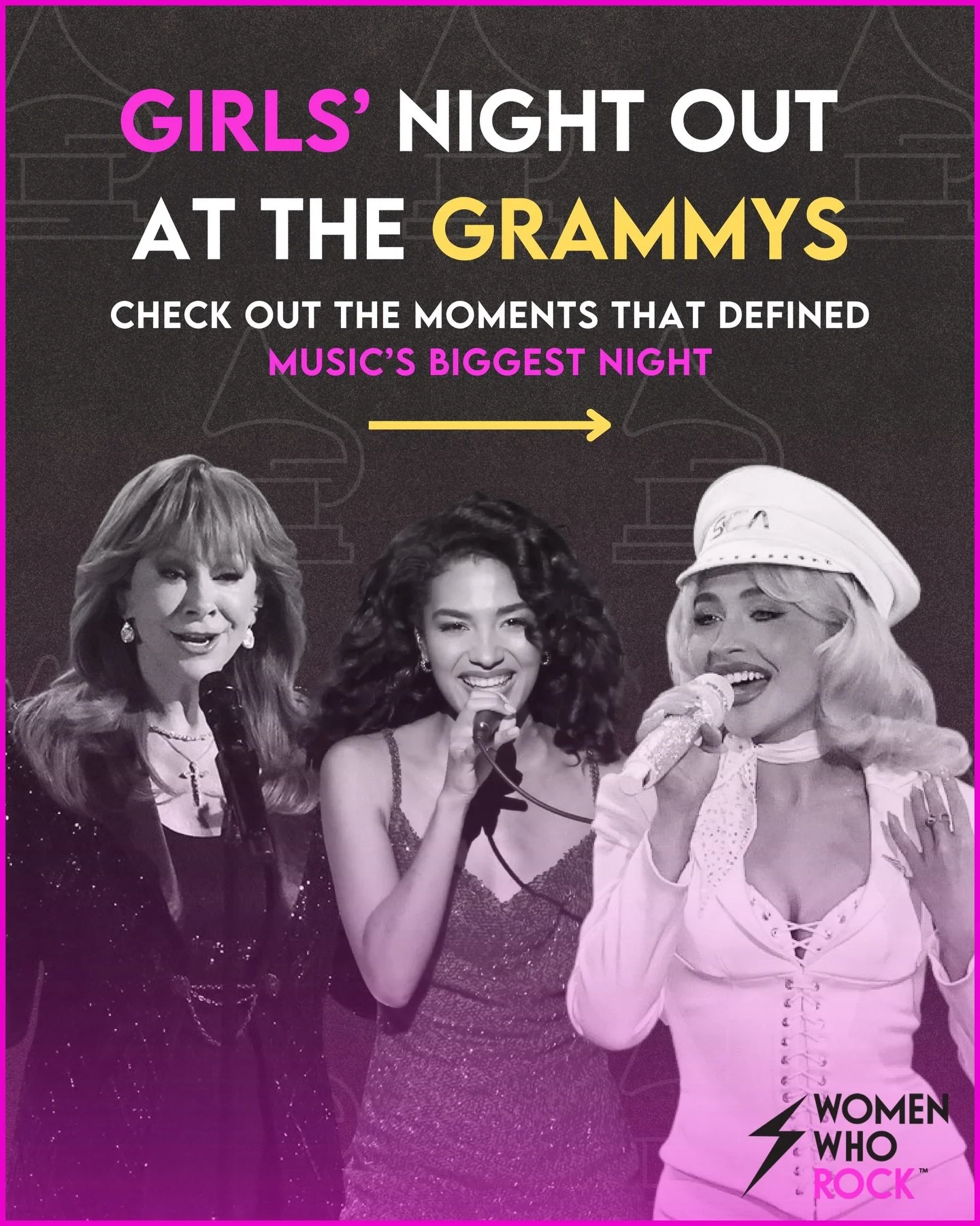 Girls&rsquo; night out at the GRAMMYs 💅👏👏👏

We are so lucky to have so many incredible women who are constantly paving the way for others in the industry.

What was your highlight of the night?! 

#womenwhorock #GRAMMYs2026 #womeninmusic
