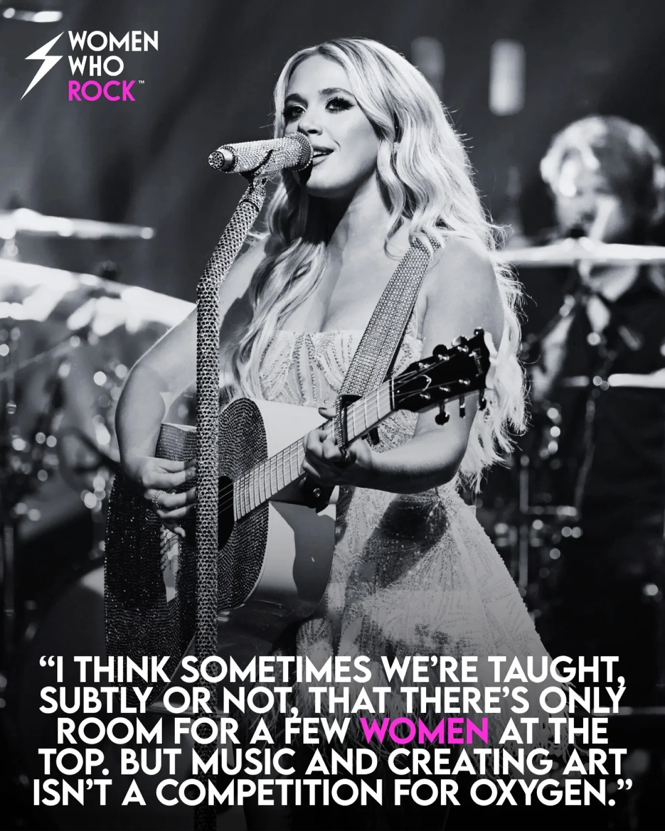 There is room. Period. ⚡

&ldquo;I think sometimes we&rsquo;re taught, subtly or not, that there&rsquo;s only room for a few women at the top. But music and creating art isn&rsquo;t a competition for oxygen.&rdquo;

At the Sharing the Spotlight award