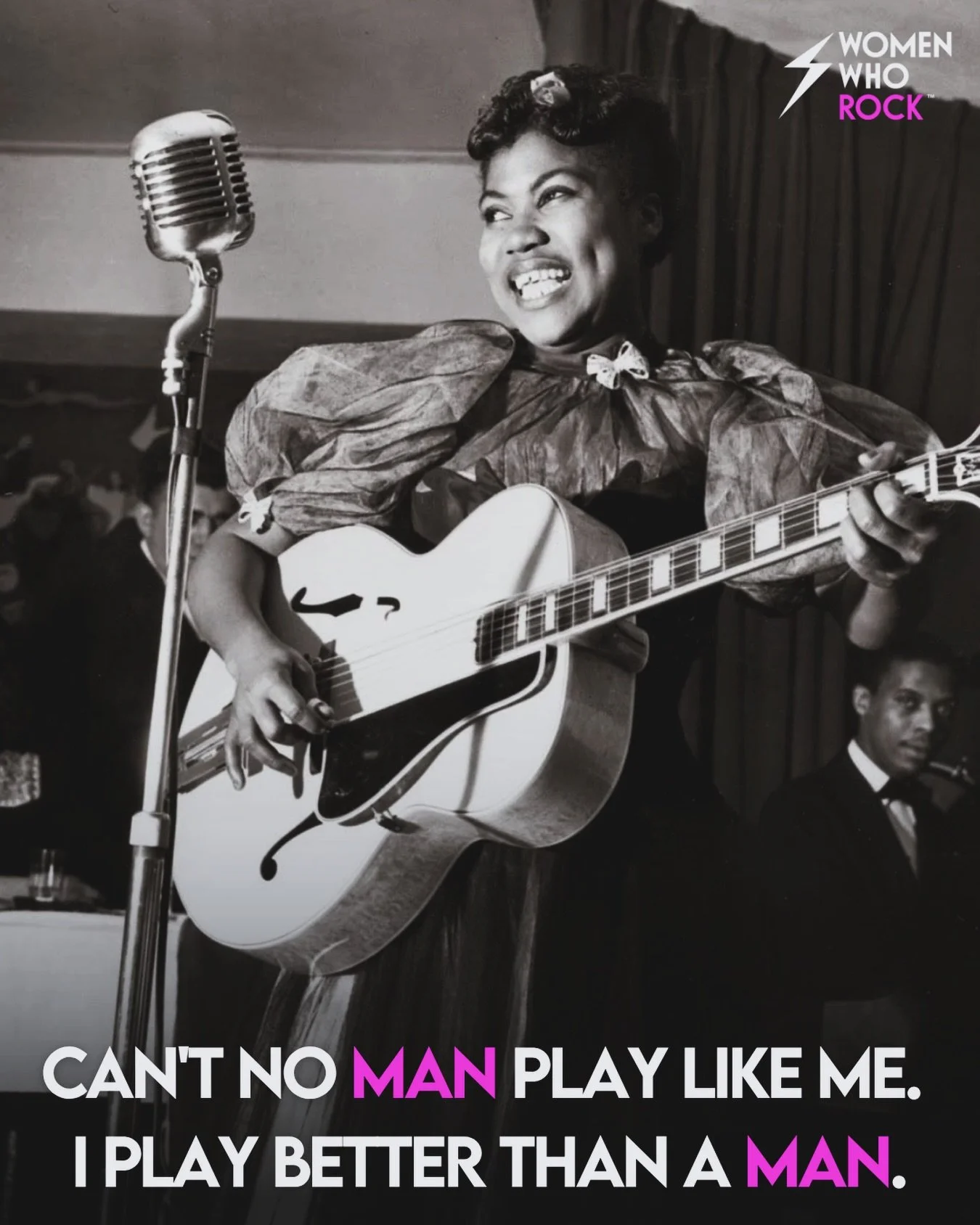 Today we honor Sister Rosetta Tharpe⚡️the Godmother of Rock &lsquo;n&rsquo; Roll and a force who changed music forever.

Before the world caught up, she was already there owning the stage, electrifying the guitar, and proving that power, talent, and 