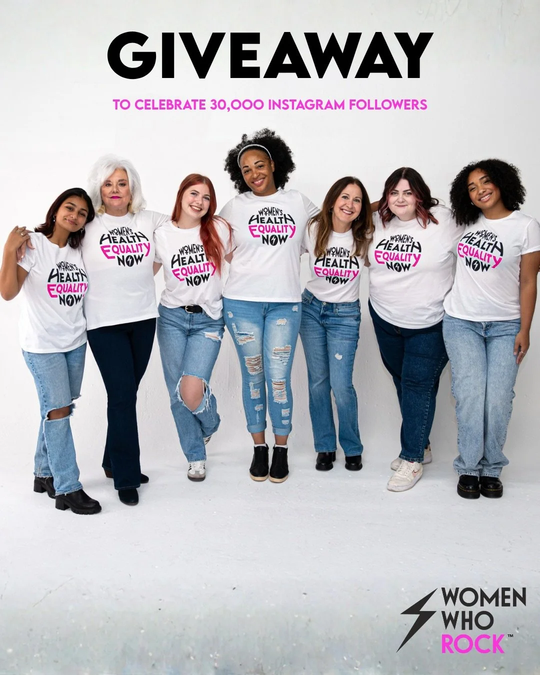 ⚡️GIVEAWAY TIME⚡️To celebrate hitting 30,000 Instagram followers AND the kickoff of Women&rsquo;s Health Week, we&rsquo;re giving back to this incredible community that continues to help us rock 💖

ONE winner will receive:
✨ Women&rsquo;s Health Equ