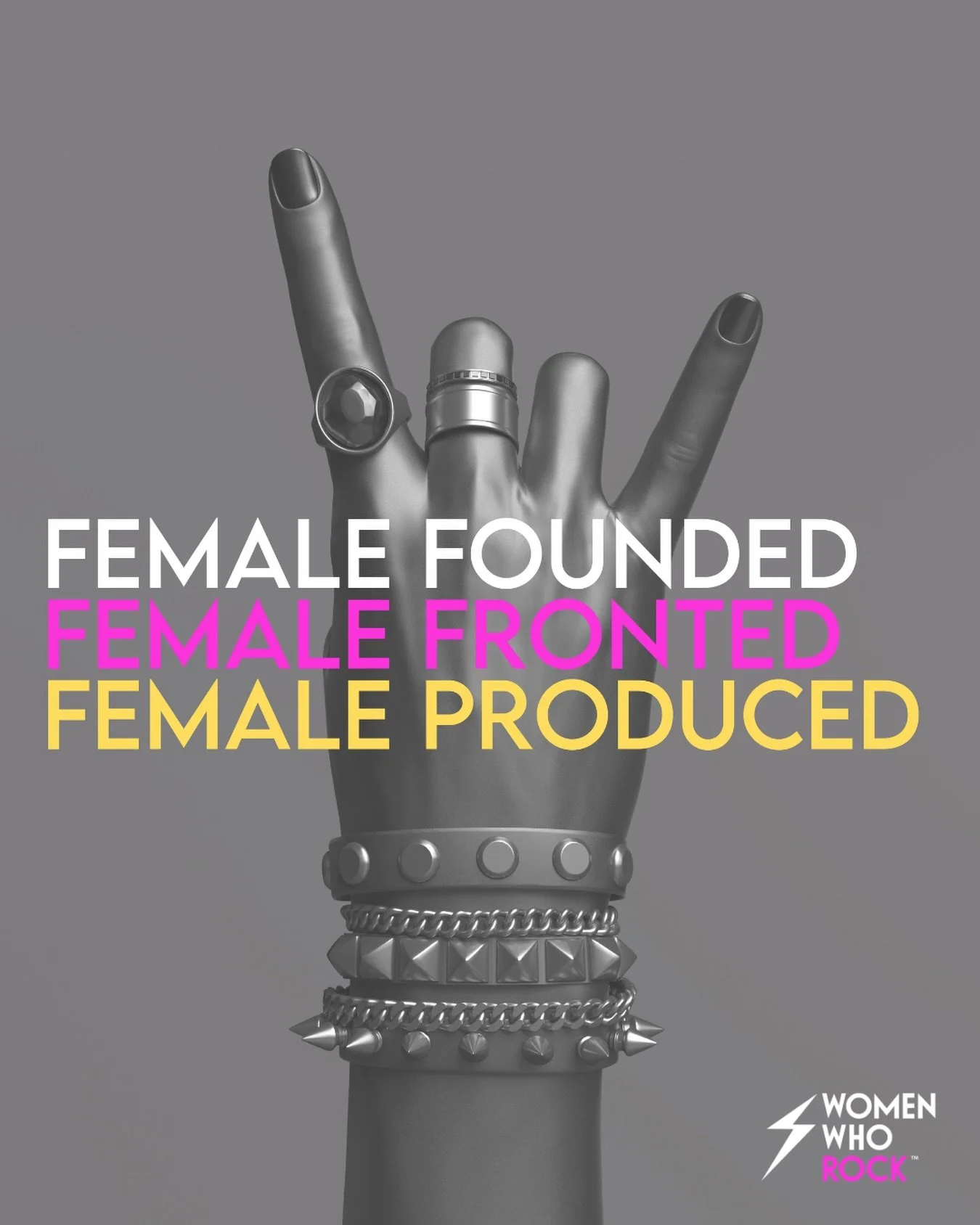 Female Founded.
Female Fronted.
Female Produced. ⚡️

Women Who Rock was built to amplify women&rsquo;s voices &mdash; on stage, behind the scenes, in boardrooms, studios, and in the doctor&rsquo;s office. What started as a passion for music and empow