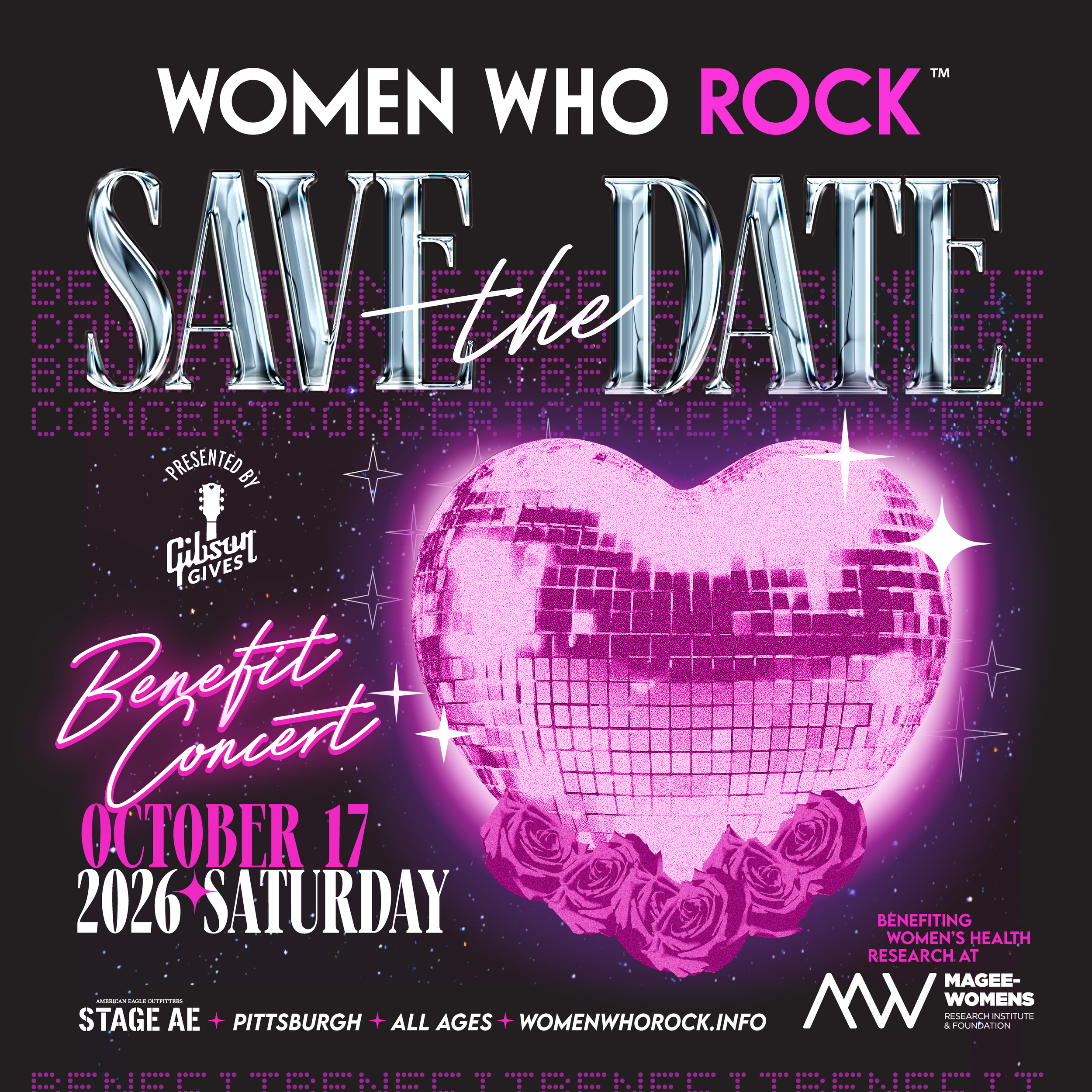 Save the Date for the 2026 WWR Benefit Concert!