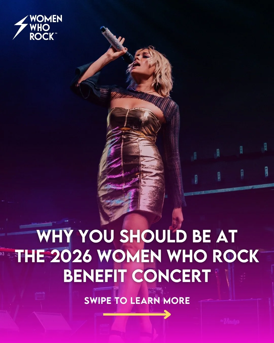 Ready for an unforgettable night that rocks for a cause? ⚡️ Here is everything waiting for you at the 2026 Women Who Rock Benefit Concert! 

🎤 Live Performances: Experience an incredible all-female lineup featuring headliner Taylor Dayne alongside M