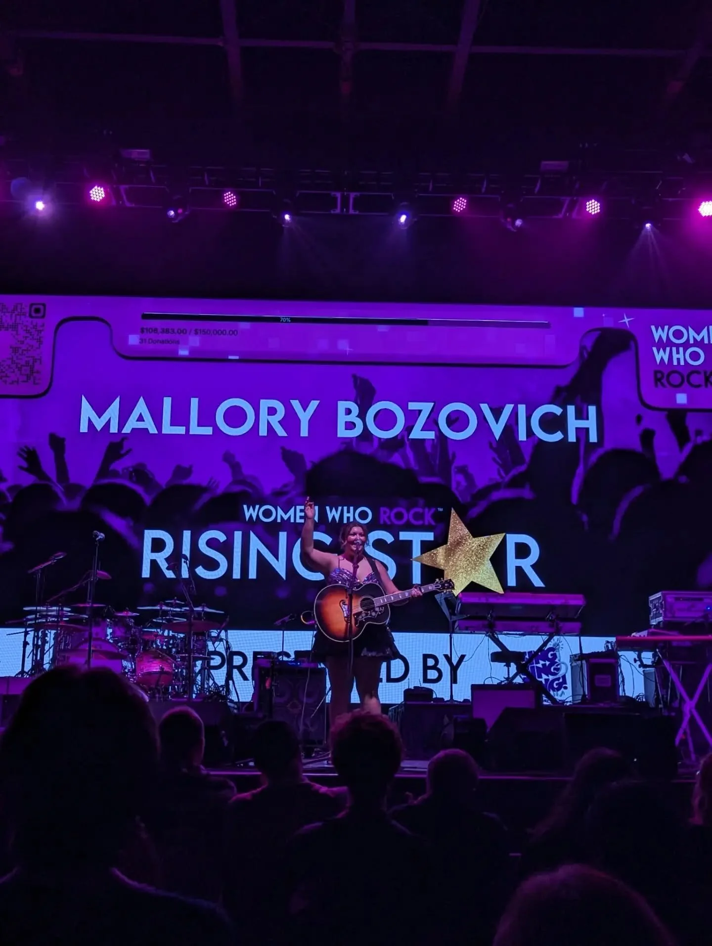 Amazing performance by our WWR Rising Star @mallorybozovich ⭐✨ 
⚡ @singsingsingusa 
⚡ @thevaultrecording
