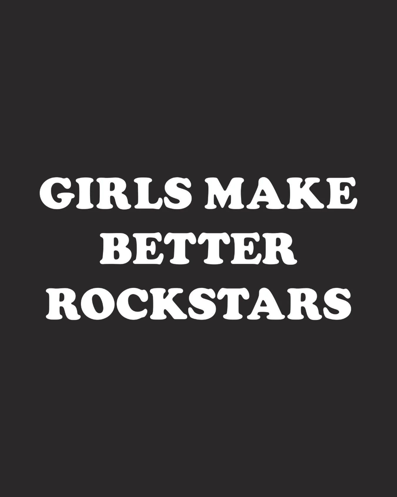 We said what we said. Drop a ⚡️ in the comments if you agree.

#girlsmakebetterrockstars #womenwhorock