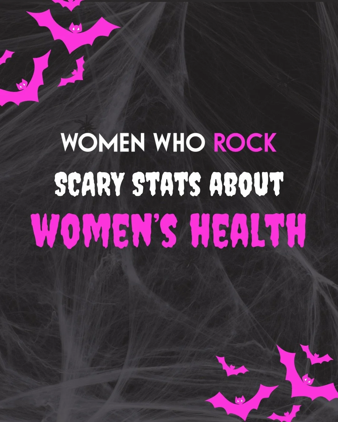 🎃 THE SCARIEST THING THIS HALLOWEEN? THESE WOMEN&rsquo;S HEALTH STATS. 💀💗

Forget the ghosts, witches, and haunted houses. The real horror story is how long women&rsquo;s health has been overlooked, underfunded, and misunderstood.

From delayed en