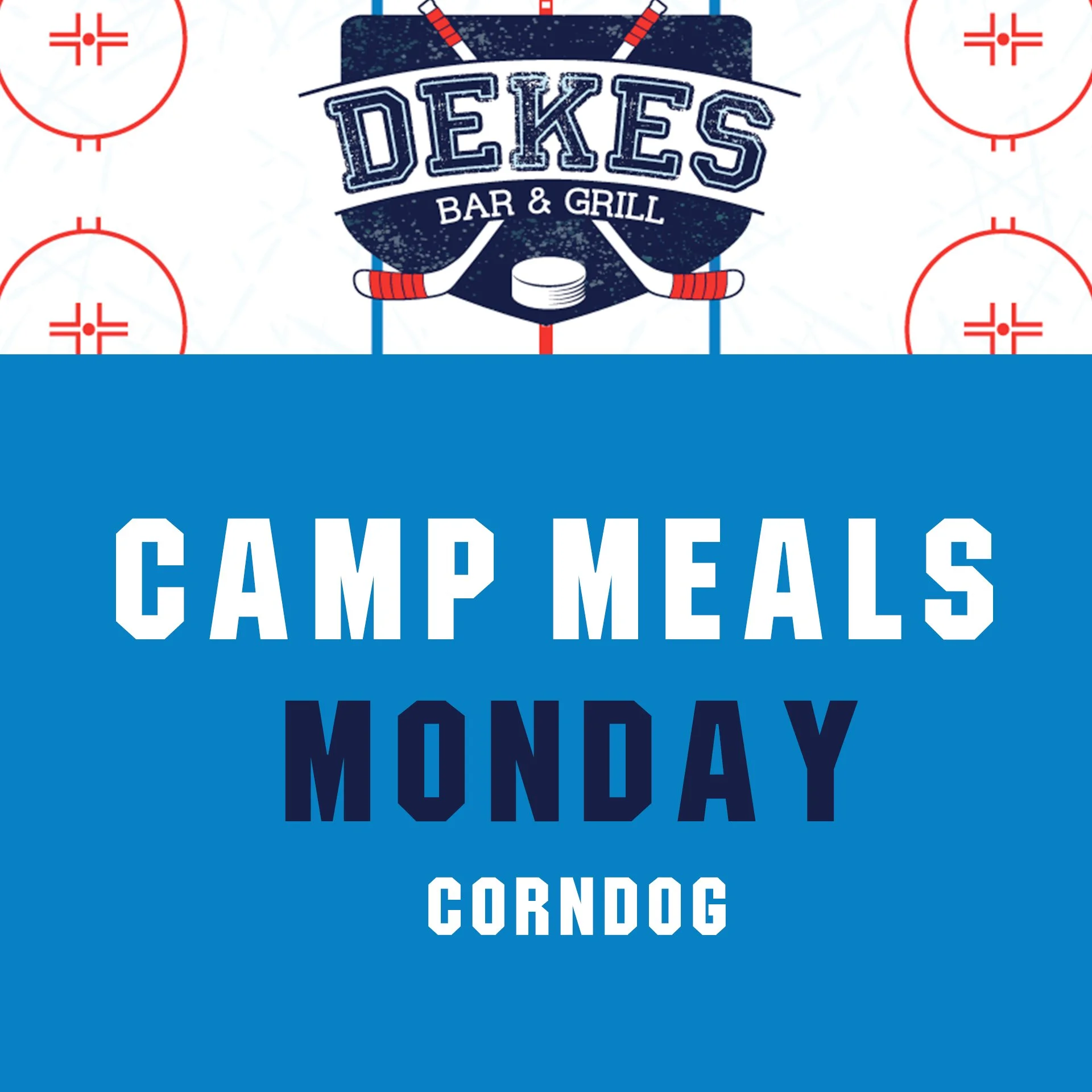 Camp meals - Monday -  corndog