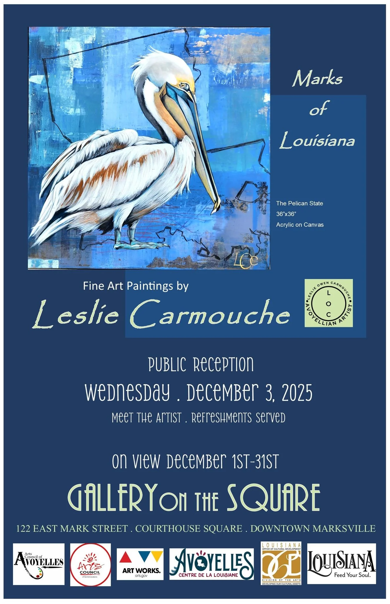 Marks of Louisiana: Artist Reception