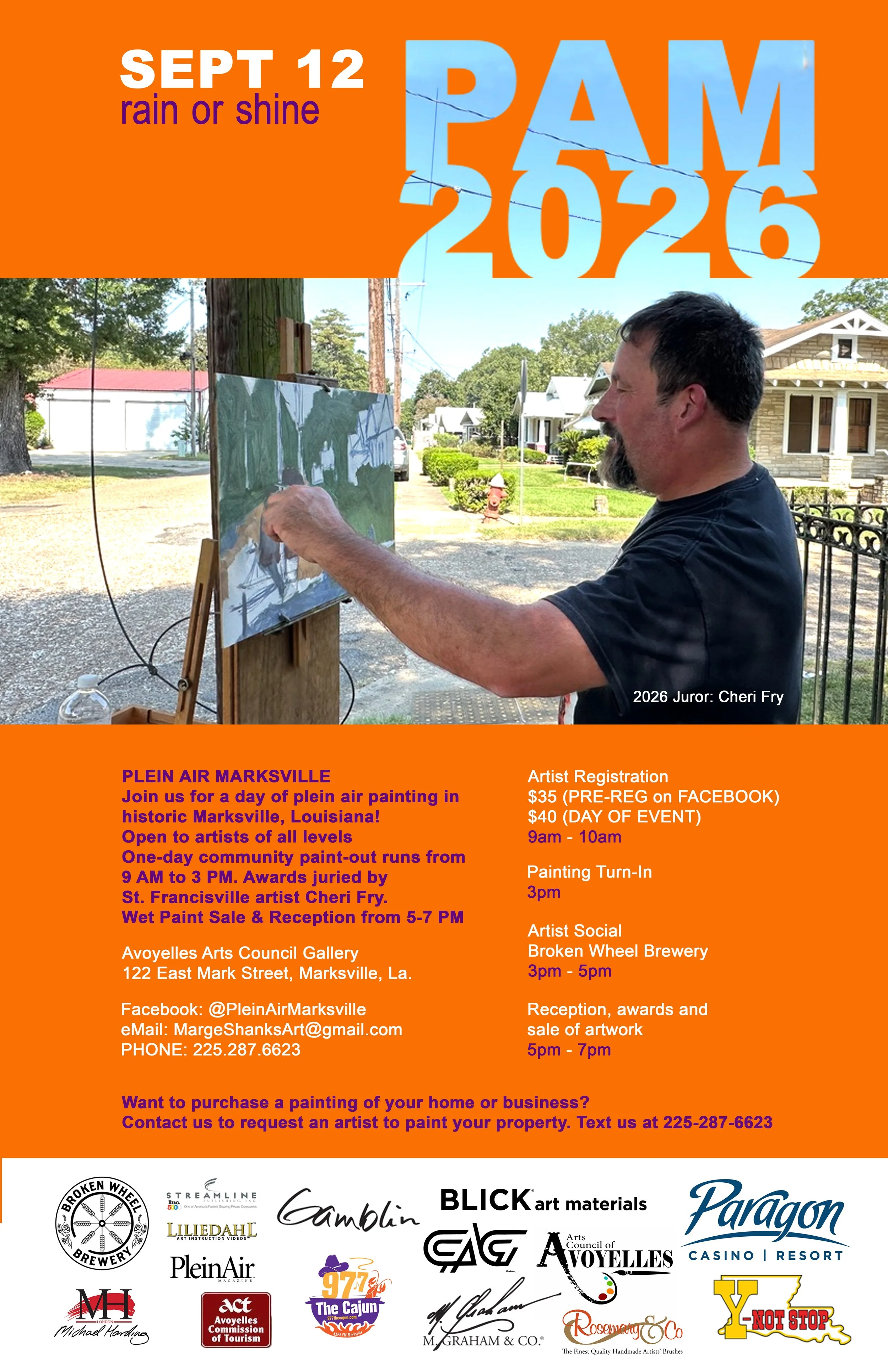 PLEIN AIR MARKSVILLE 2026