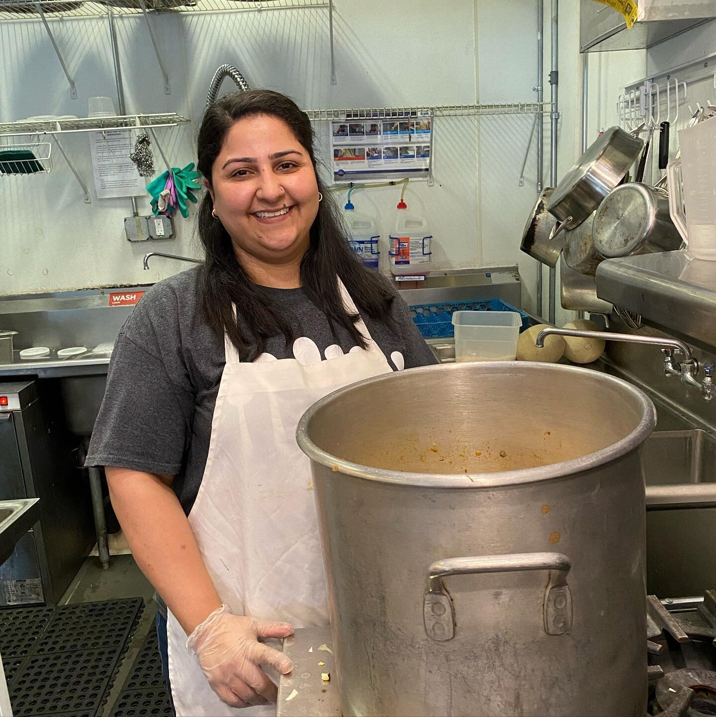 The food was so good the first time she cooked, that we asked Masooma to come back and take over our kitchen again!! 

TODAY from 11:00-2:30, Masooma will be serving up traditional Pakistani cuisine, including Chicken Karahi (gf), Potato Masala (v, g