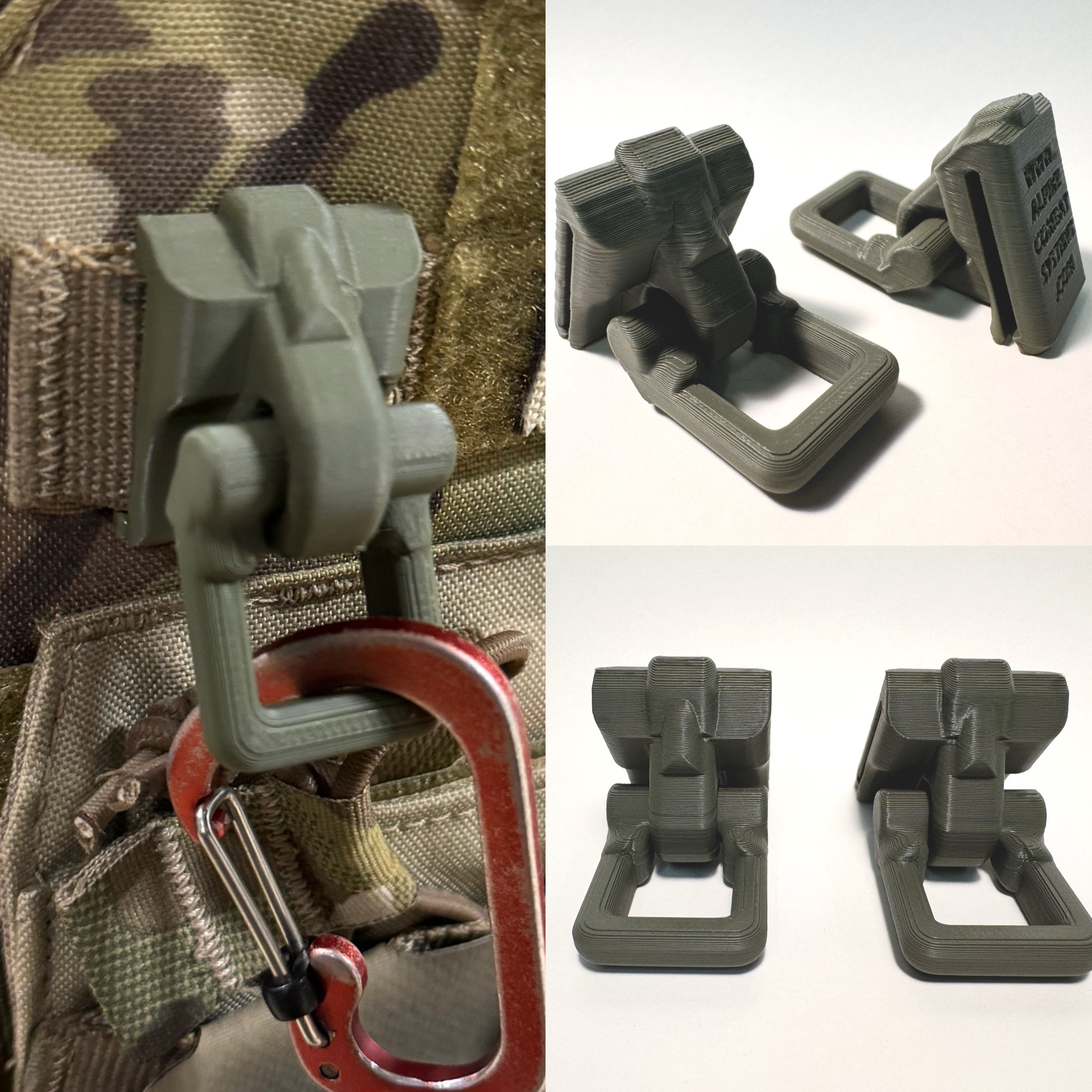 Olive Green MOLLE D Ring, Tactical.jpeg