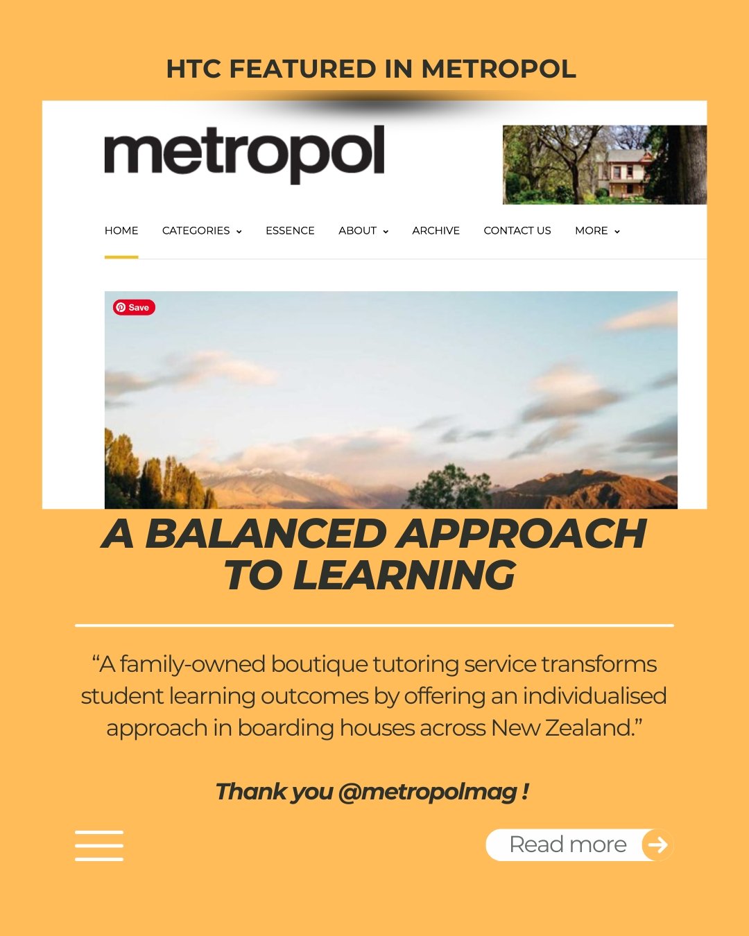 ✨ We&rsquo;re in Metropol! ✨
It&rsquo;s such a privilege to have Hazlett Tutoring Centre featured in @metropolmag. I started HTC because I believe every student deserves personalised support&mdash;not just to succeed academically, but to grow in conf