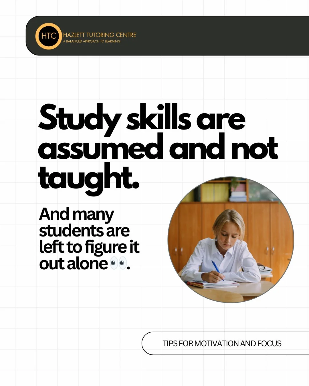 Many students start a new school year expected to manage their time, organise their work, and study independently &mdash; without ever being shown how.⁠
⁠
When this feels hard, it&rsquo;s easy for students to assume they&rsquo;re failing, or that eve