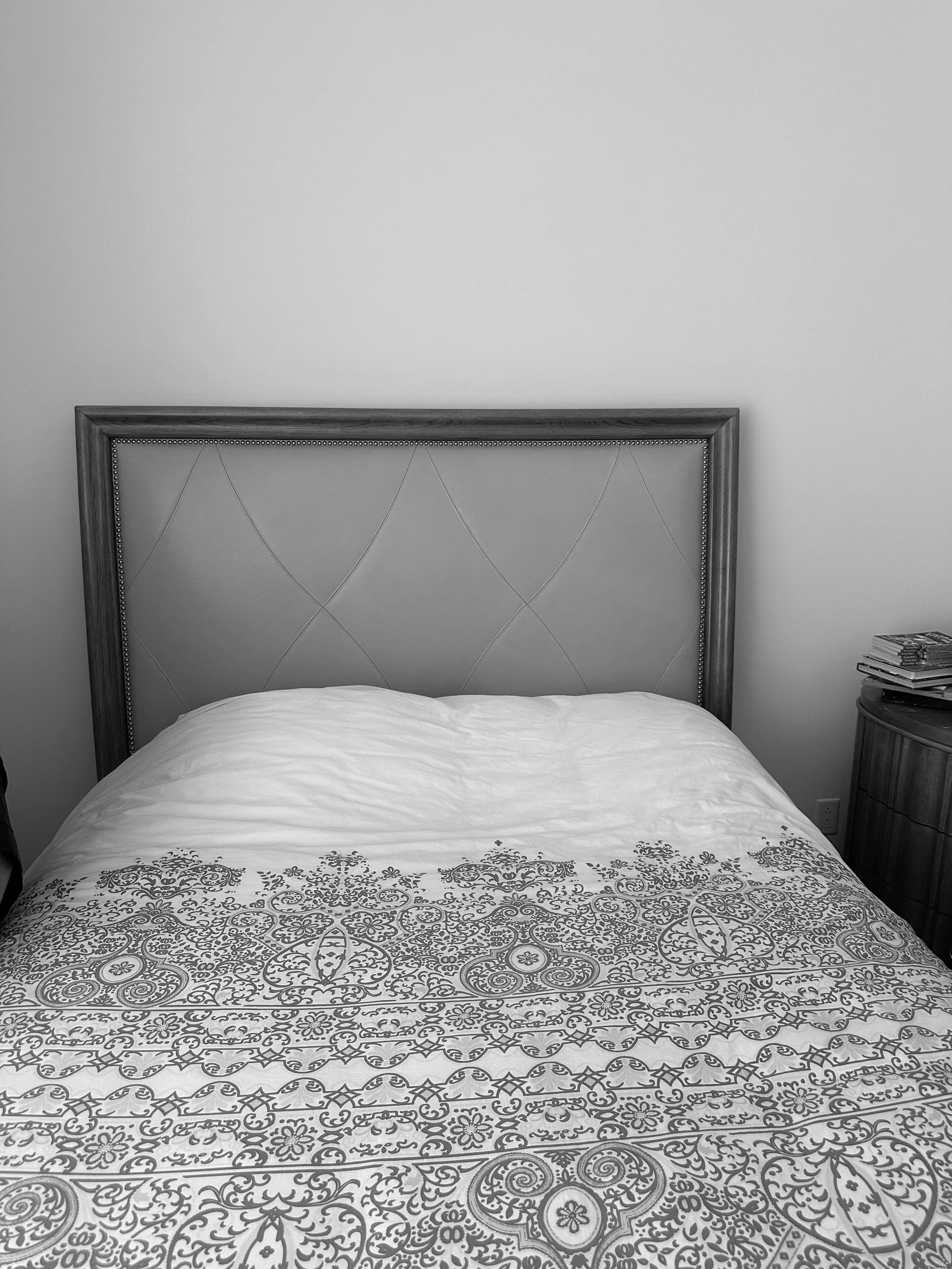 BEFORE - master bedroom (cold & disorganized)