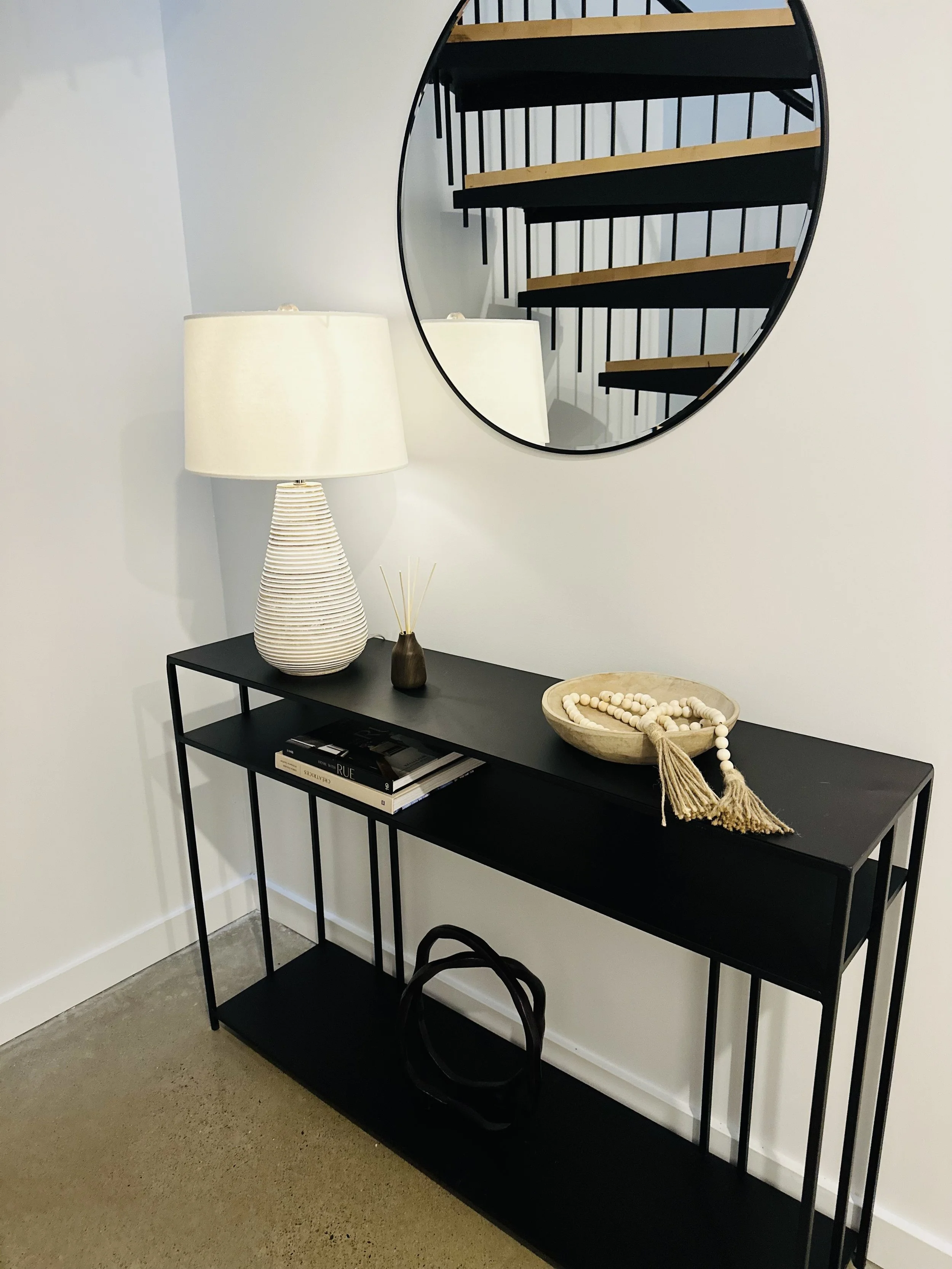 AFTER - Entrance drop zone for keys & mail