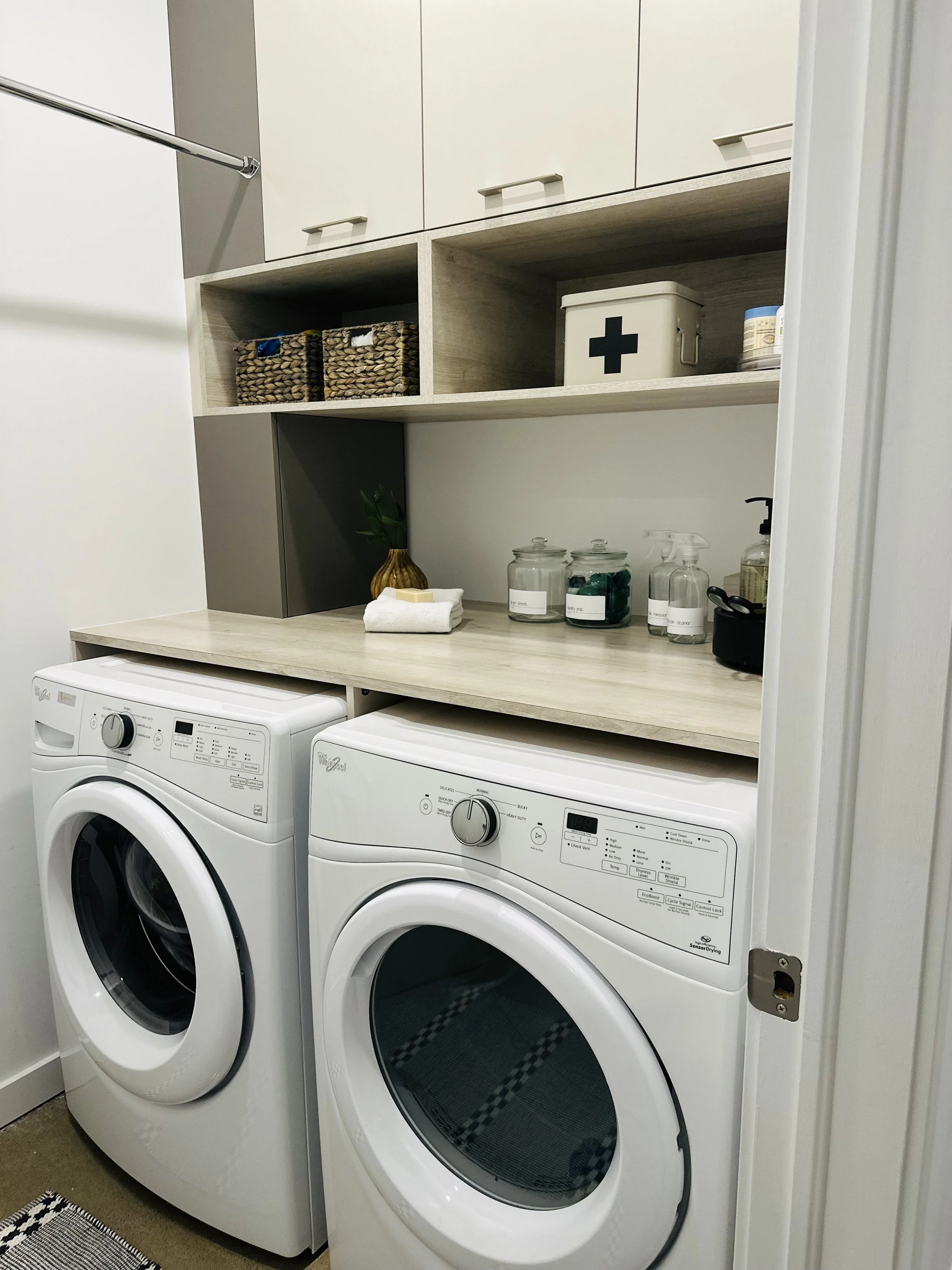 AFTER - laundry organized