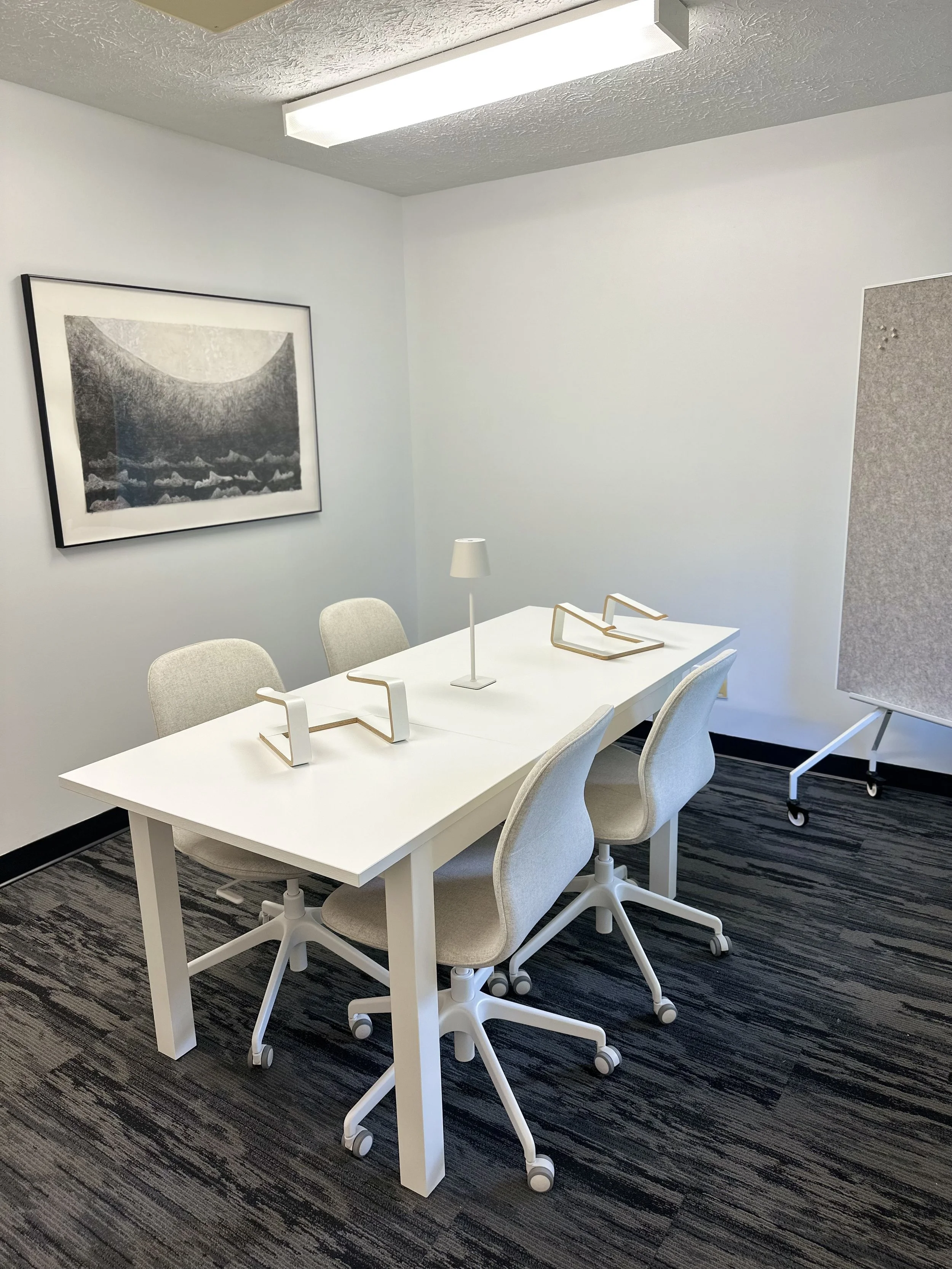 AFTER - Shared Workspace 1 - Extendable Table Gives Room to Grow