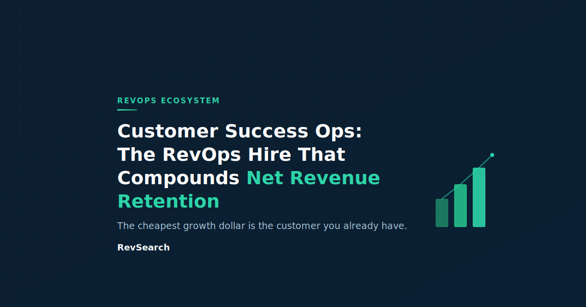 Customer Success Ops: The RevOps Hire That Compounds Net Revenue Retention