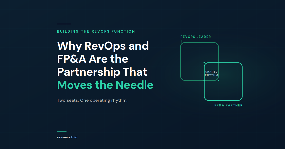 Why RevOps and FP&amp;A Are the Partnership That Moves the Needle
