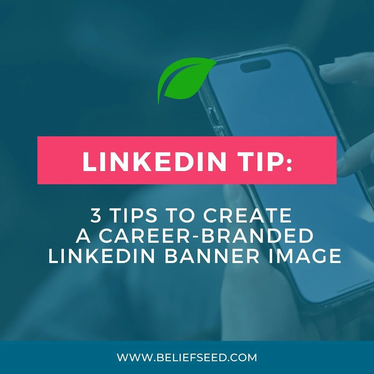 Think of your LinkedIn Banner image as a canvas for your career branding. Use it to convey a compelling representation of your unique brand.

Here are 3 tips to do so:

1️⃣ ONE - Include a positioning statement.
This lets viewers know the value you o